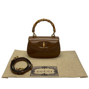Bolsa Gucci Bamboo 1947 Marrom