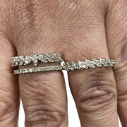 Anel Duplo Diamantes - 0.92 ct.