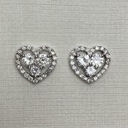 Par de Brincos Coração Diamantes - 1.58 ct.