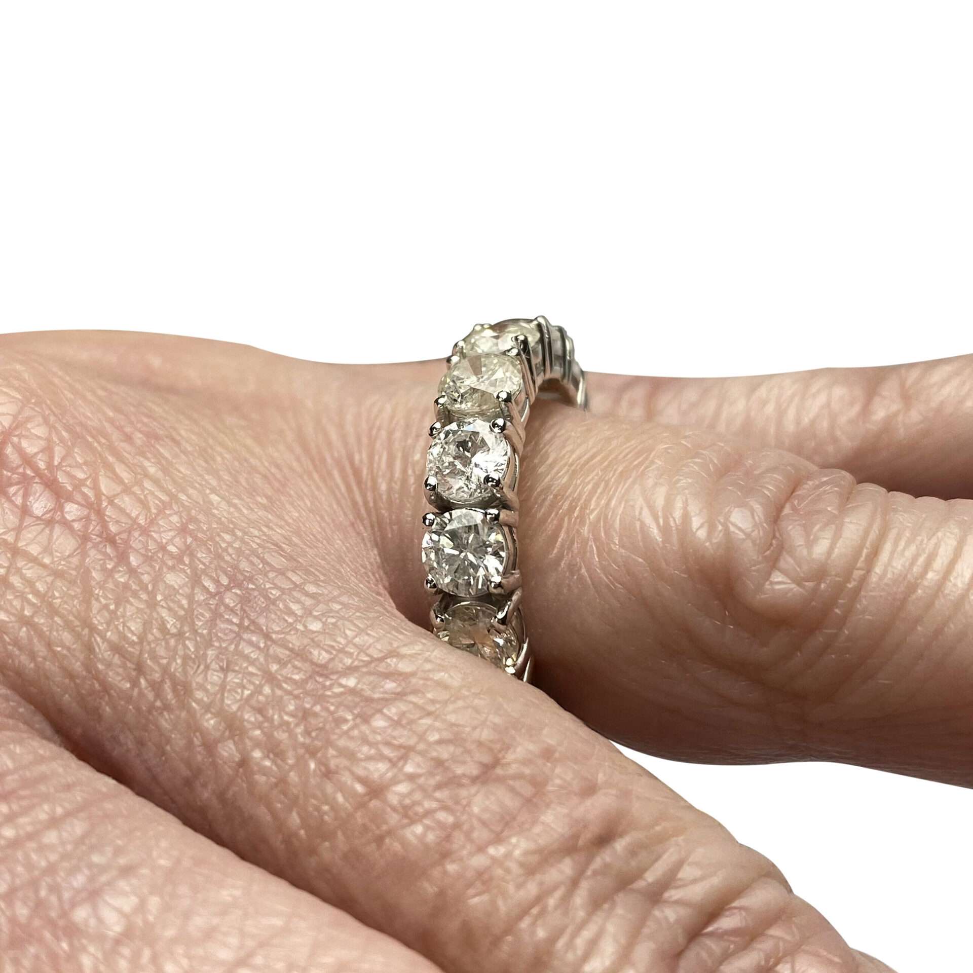 Aliança Riviera - 4.65 ct.