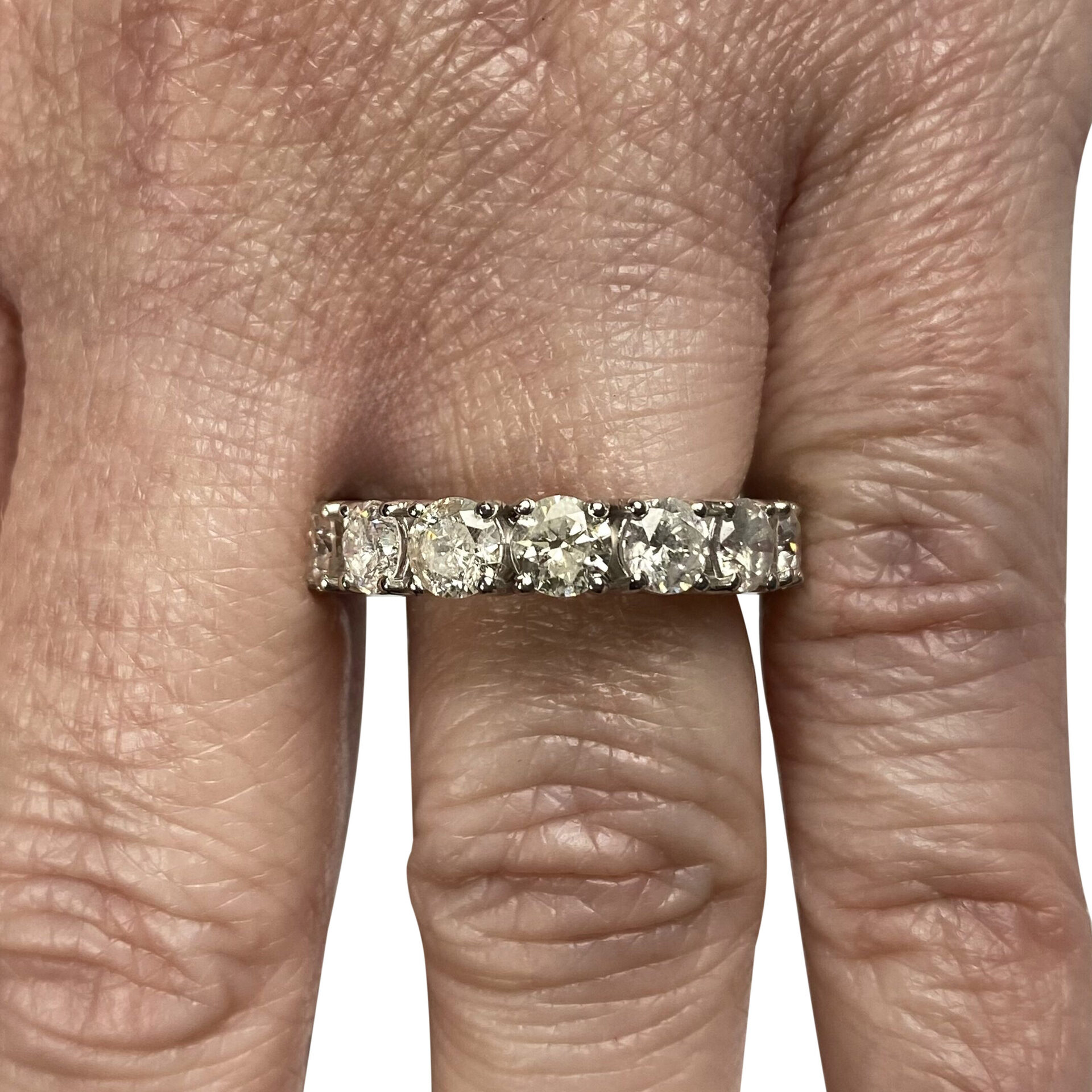 Aliança Riviera - 4.65 ct.