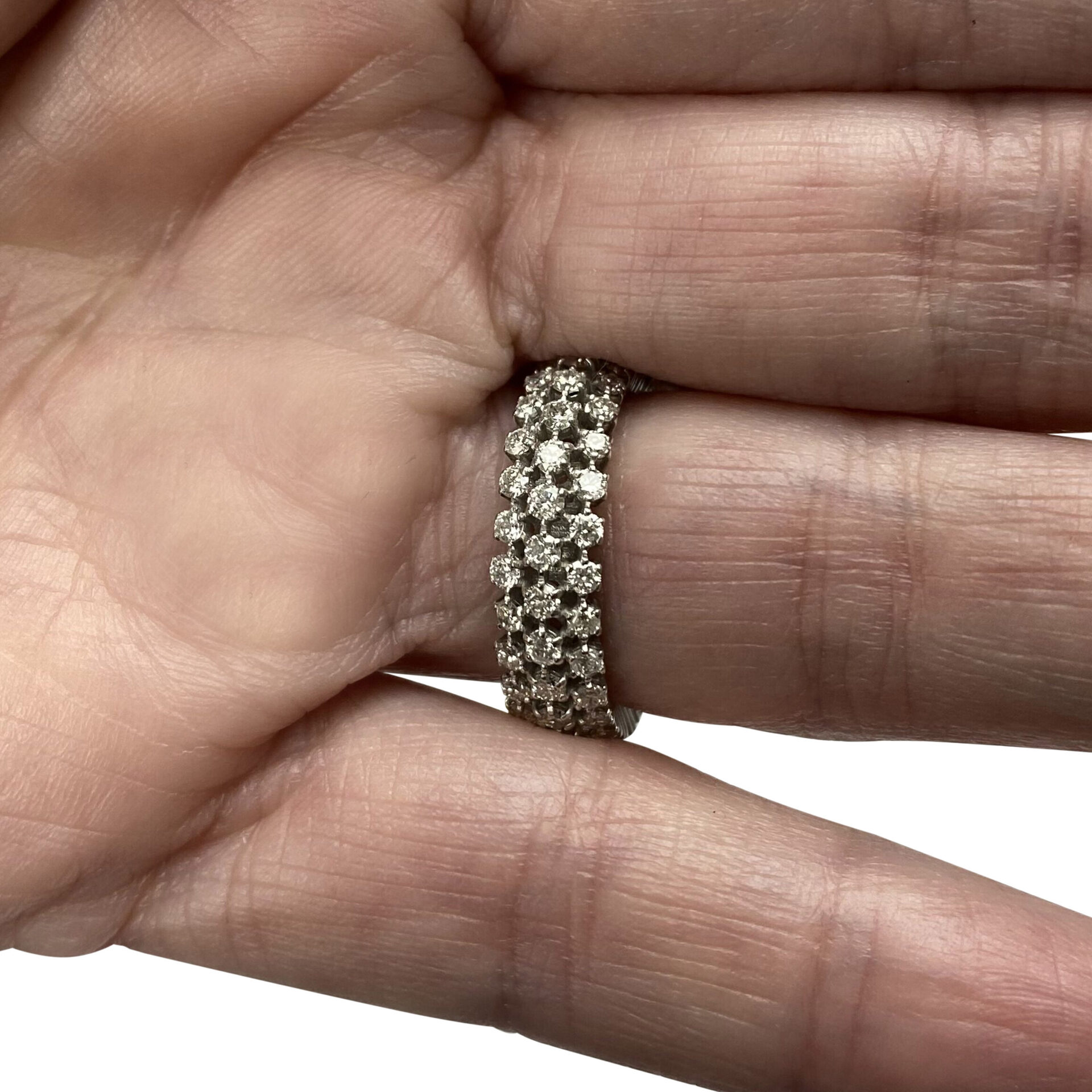 Aliança Riviera Diamantes - 1.65 ct