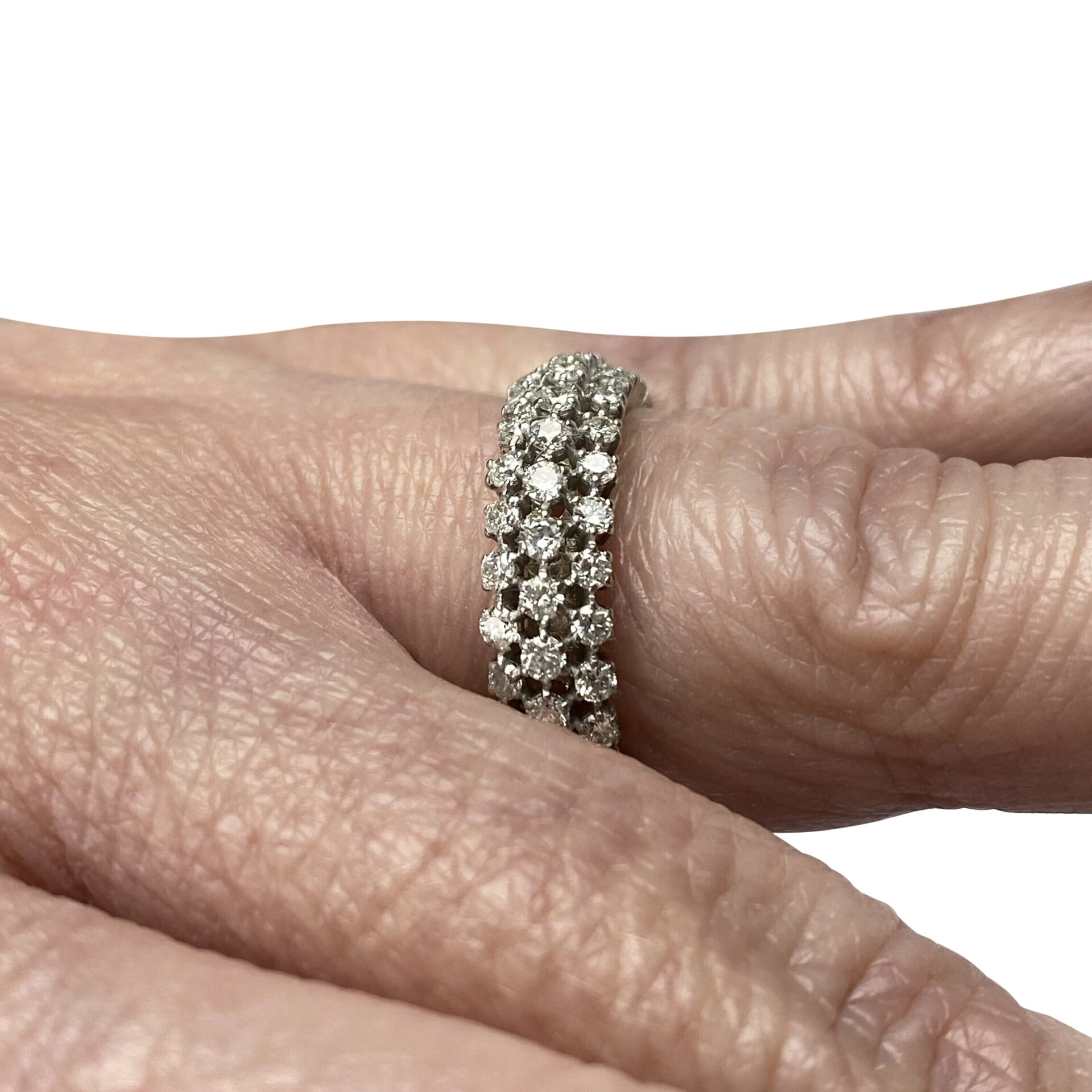 Aliança Riviera Diamantes - 1.65 ct