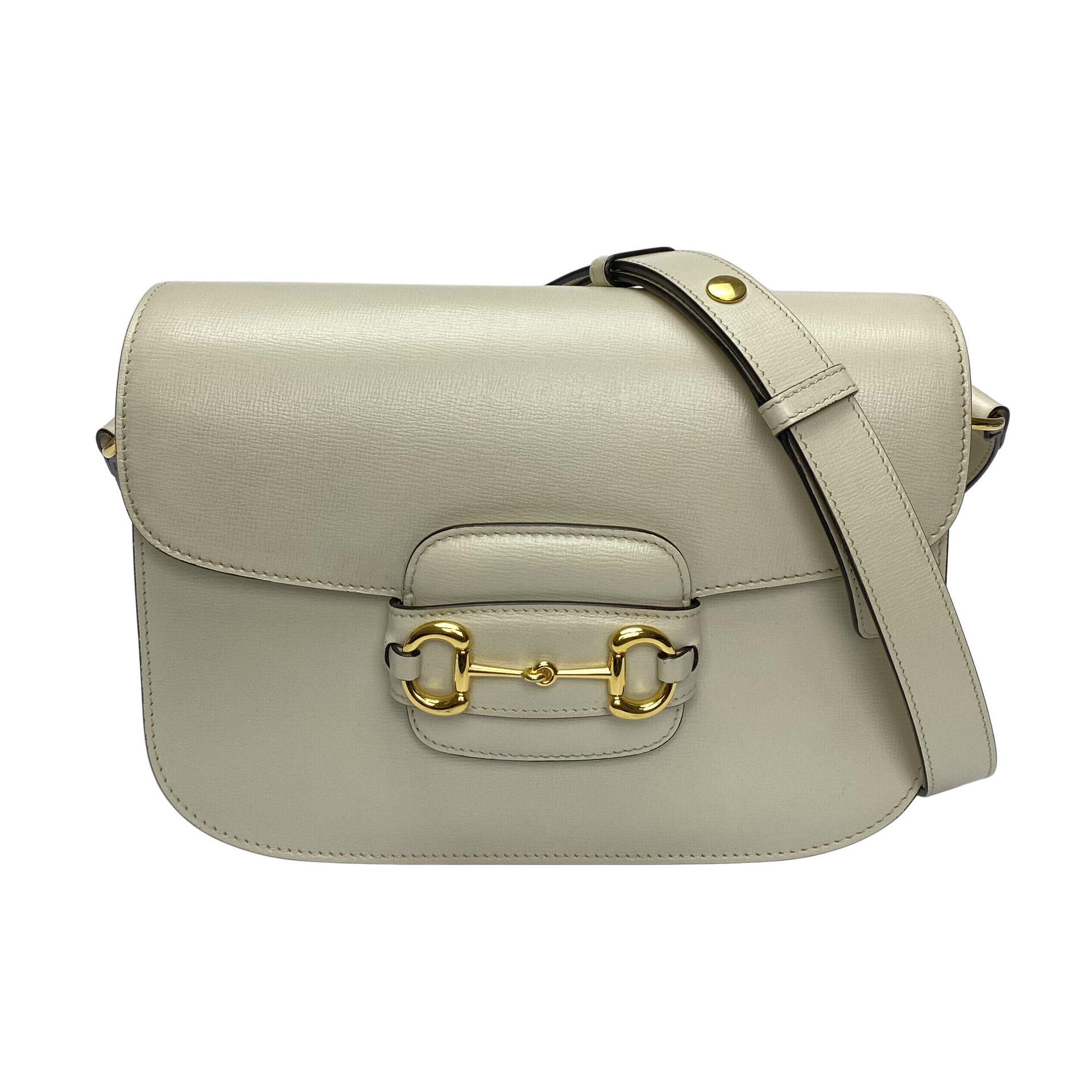 Bolsa Gucci Horsebit Off White