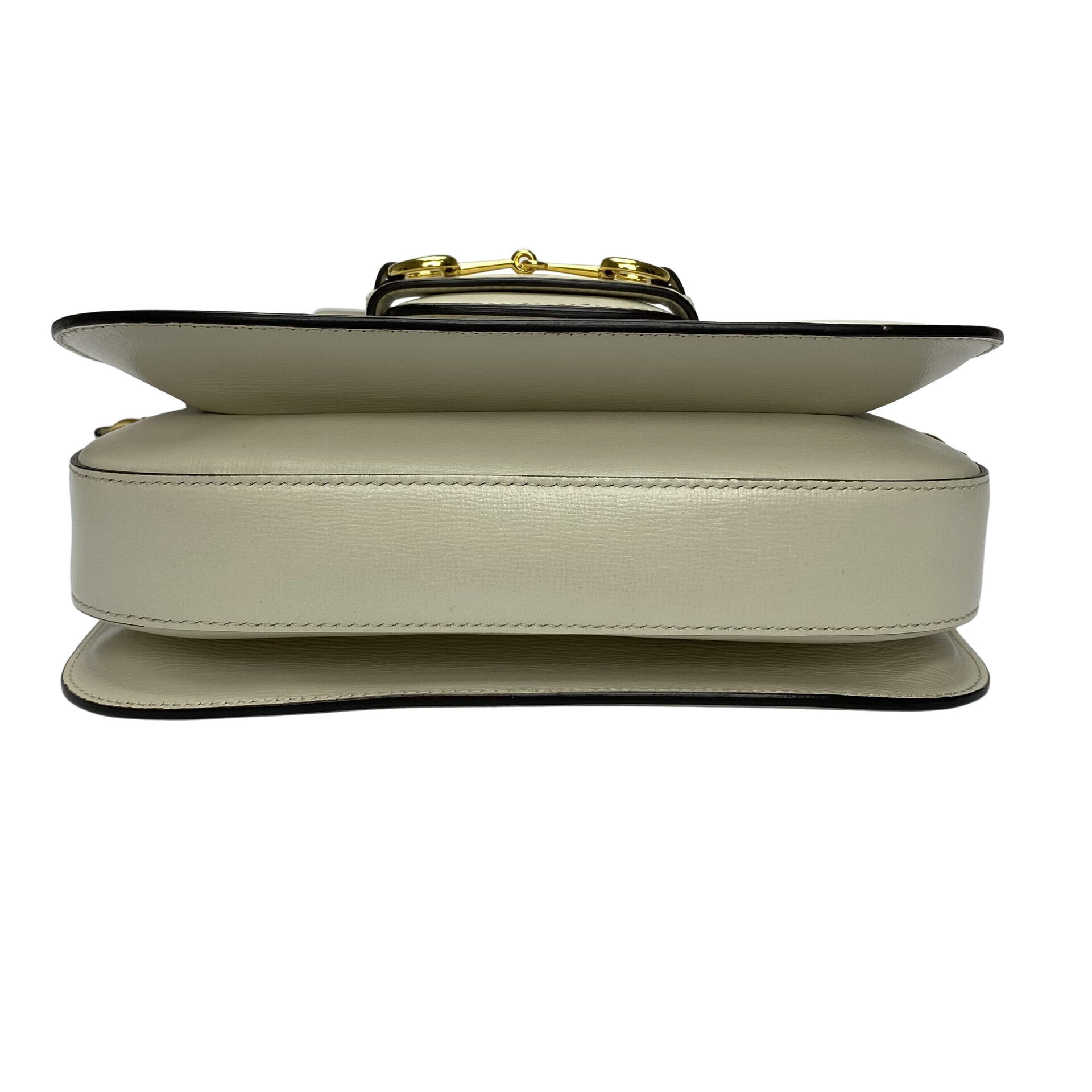 Bolsa Gucci Horsebit Off White