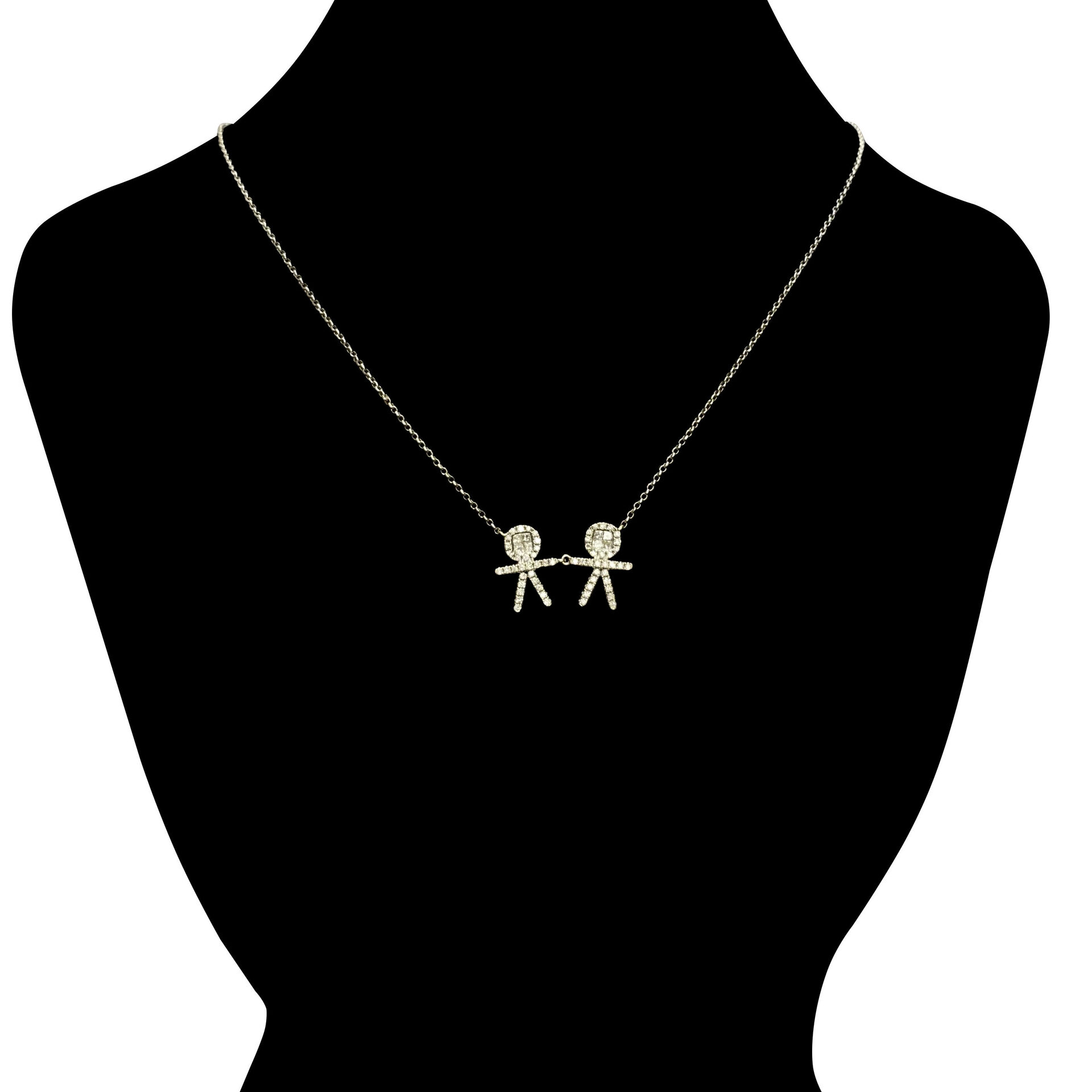 Colar Baby Boy Diamantes