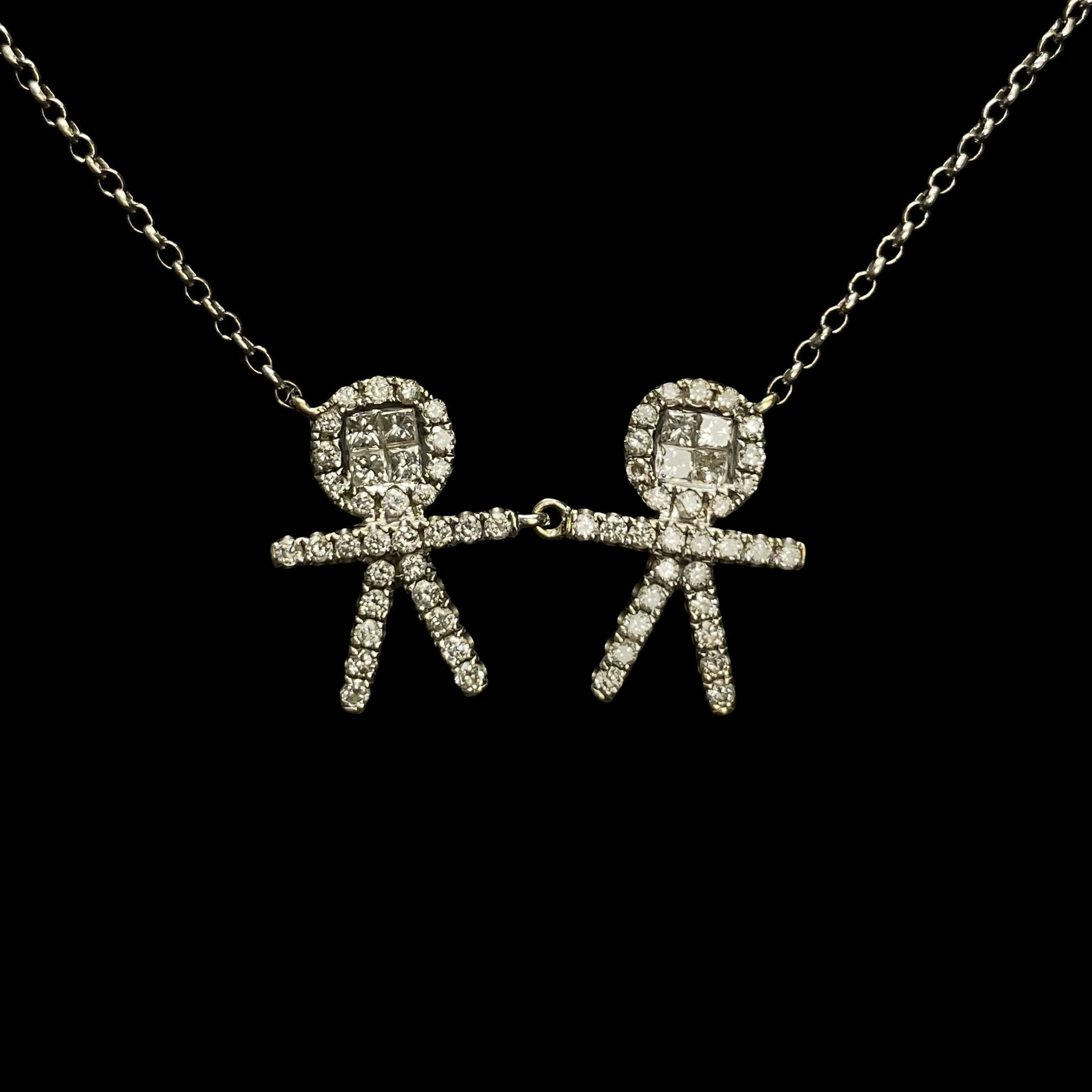 Colar Baby Boy Diamantes