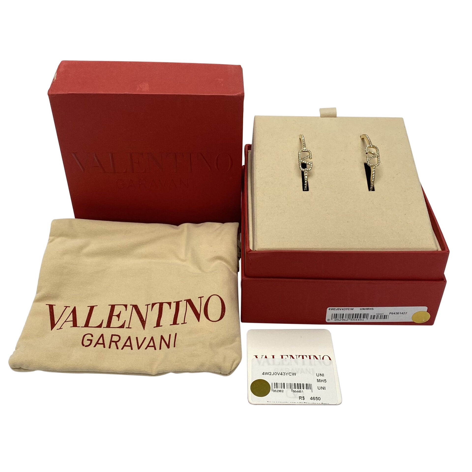 Par de Brincos Valentino Garavani VLogo