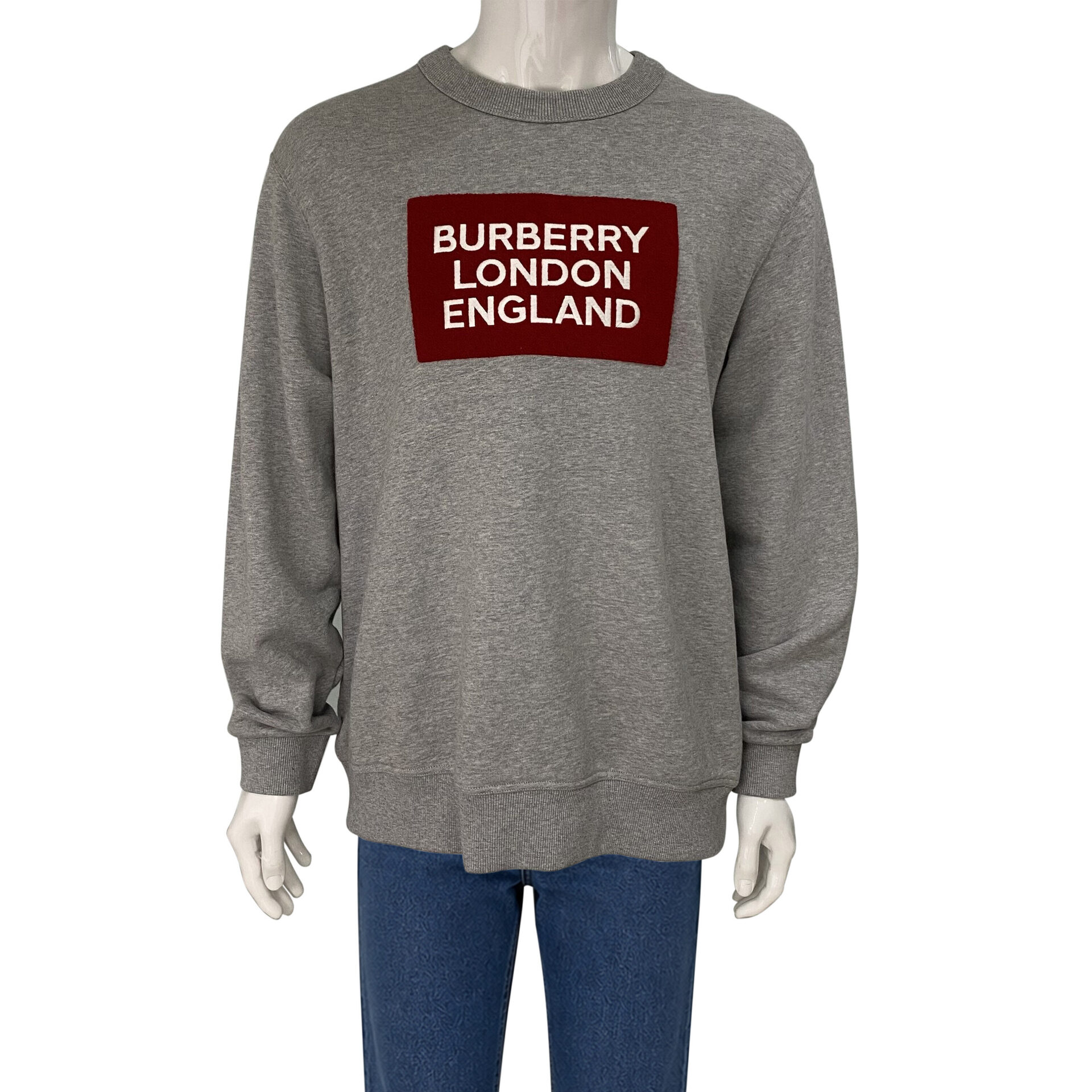 Moletom Burberry London England Cinza