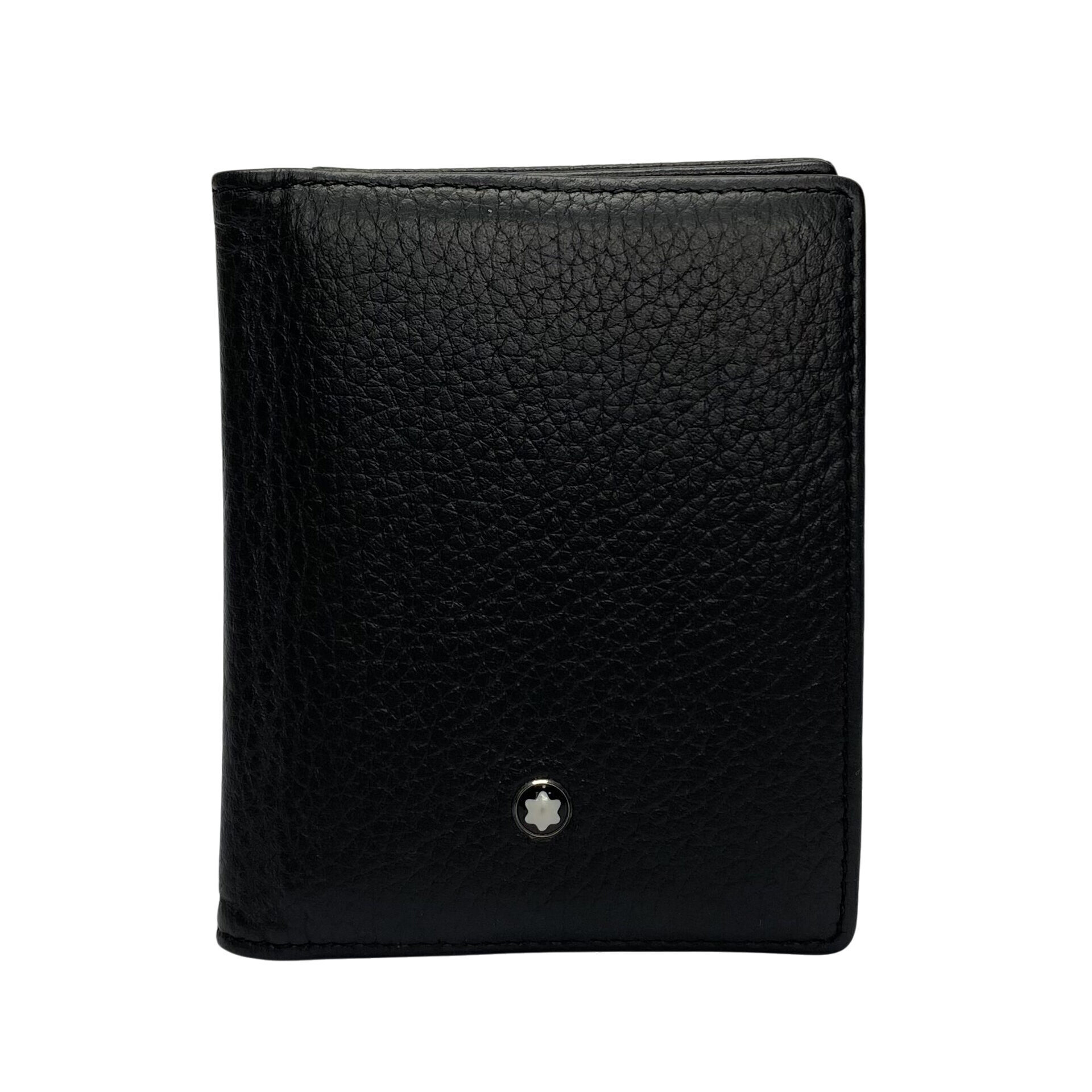 Carteira Montblanc Meisterstuck Leather Grain Preta