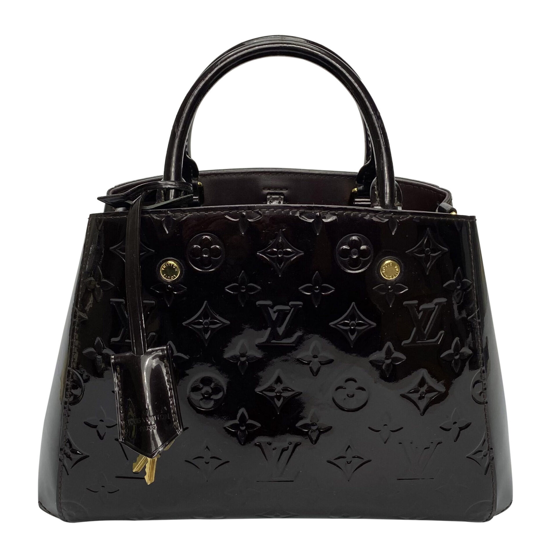 Bolsa Louis Vuitton Montaigne Verniz