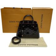 Bolsa Louis Vuitton Montaigne Verniz