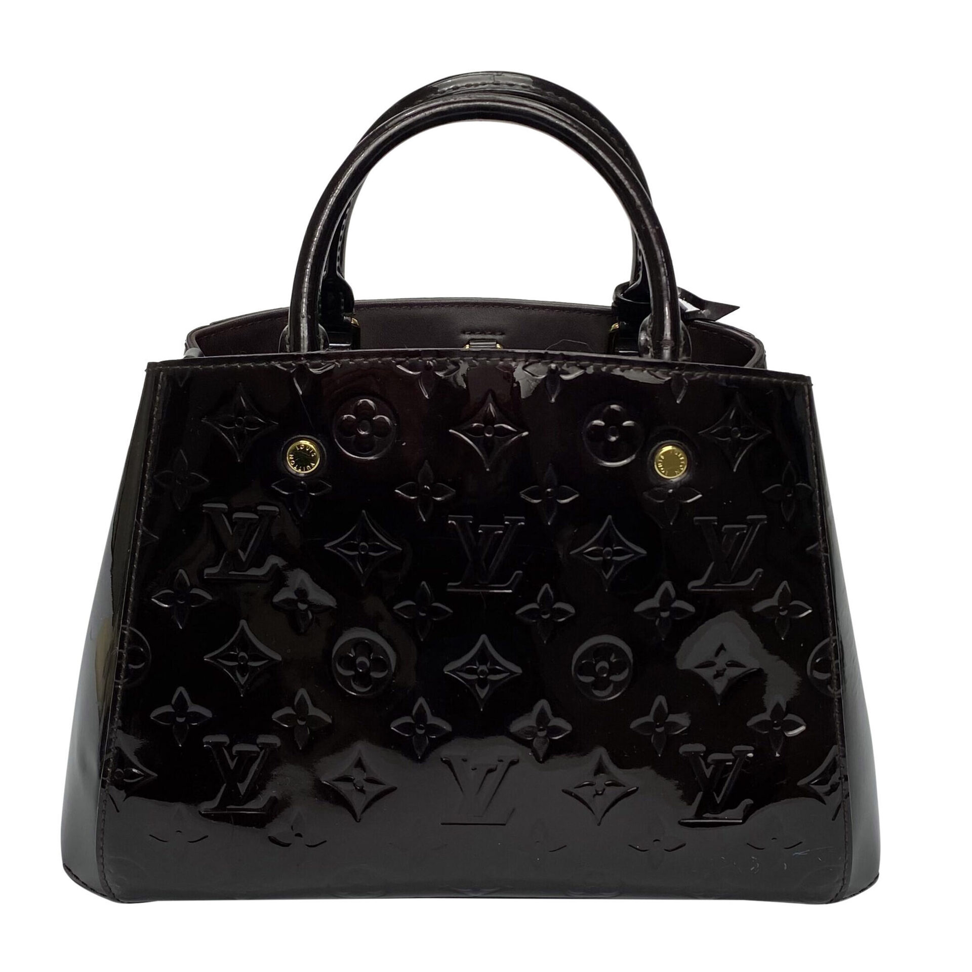 Bolsa Louis Vuitton Montaigne Verniz