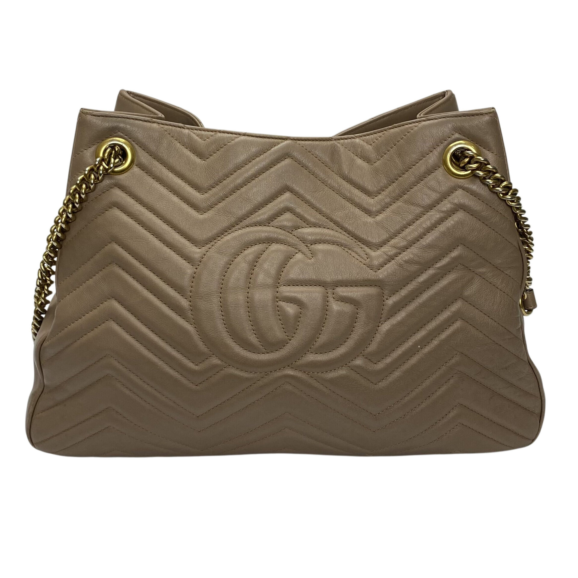 Bolsa Gucci GG Marmont Shoulder Nude