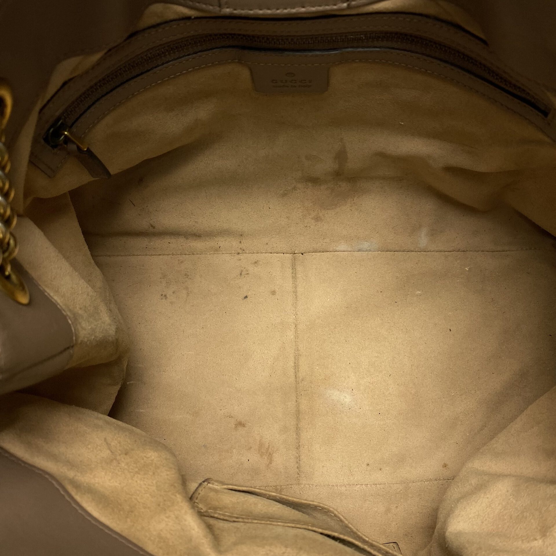 Bolsa Gucci GG Marmont Shoulder Nude