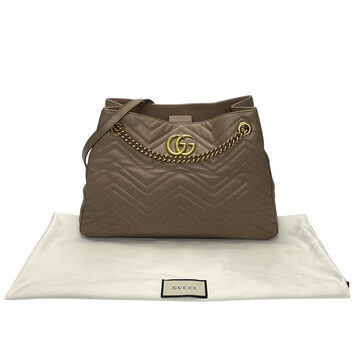Bolsa Gucci GG Marmont Shoulder Nude