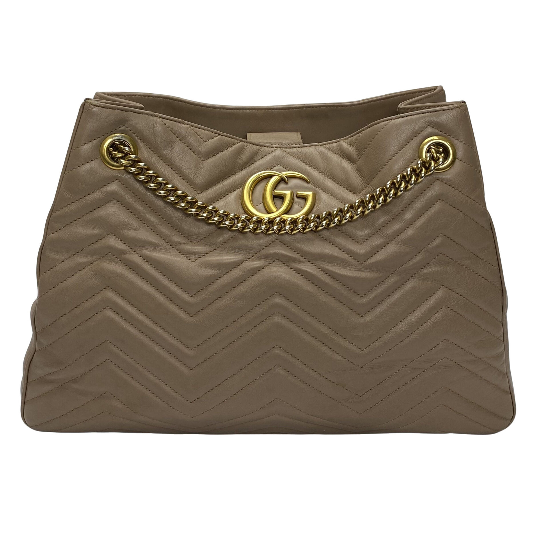 Bolsa Gucci GG Marmont Shoulder Nude