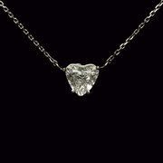Colar Ponto de Luz Coração - 1.13 ct