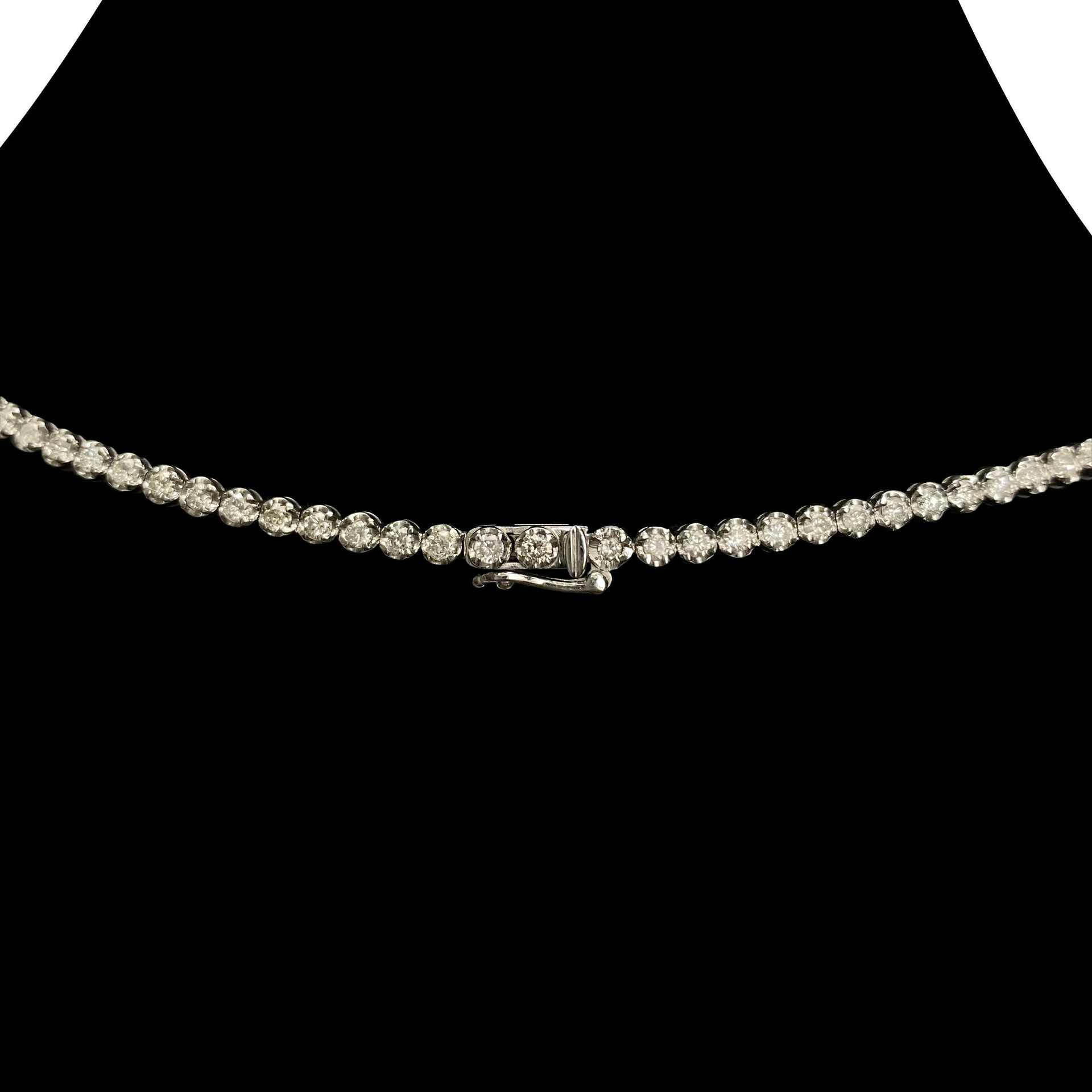 Colar Riviera com Esmeraldas - 3.72 ct.