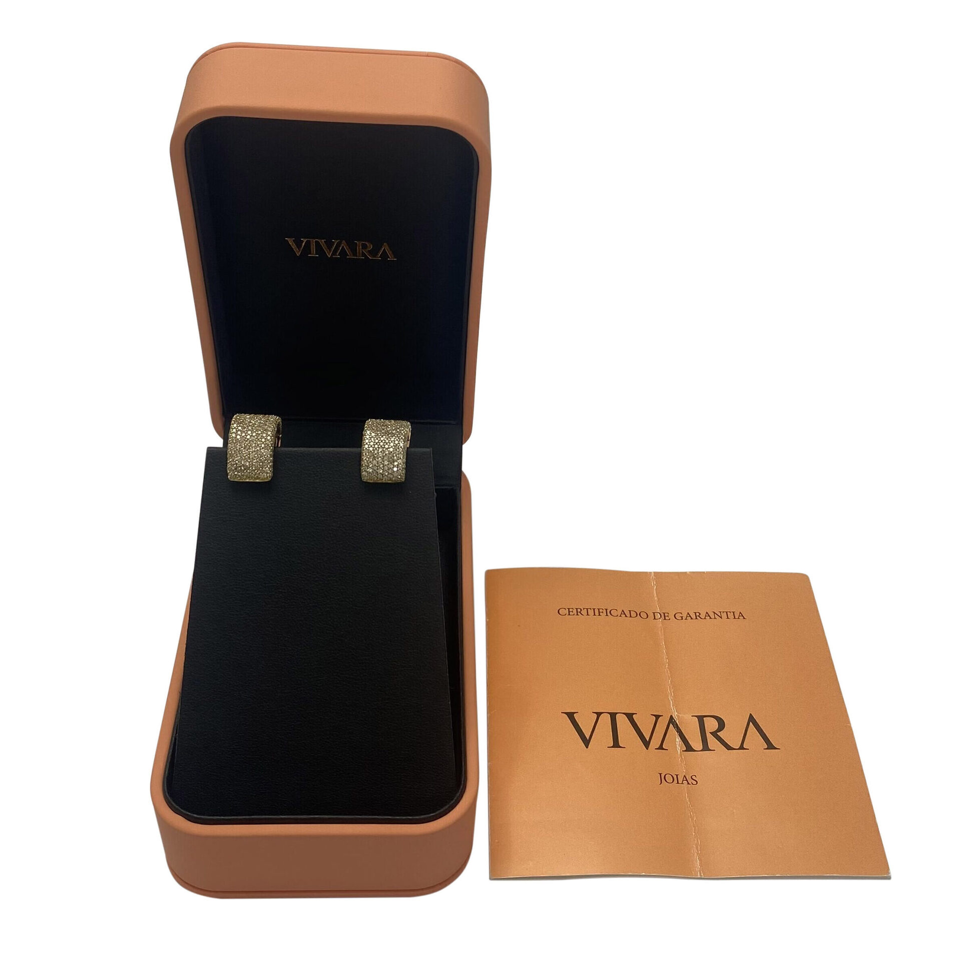 Par de Brincos Vivara Argola Lumiere