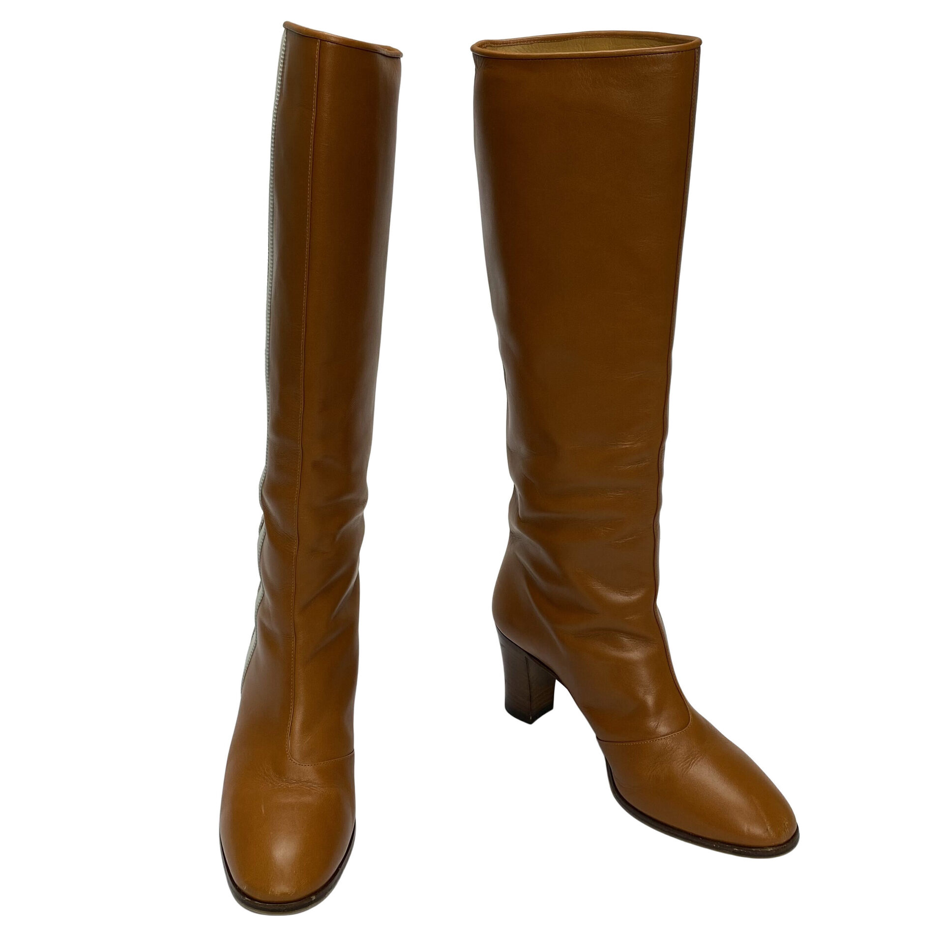 Bota Gucci X Adidas Elizabeth Knee Boots Caramelo