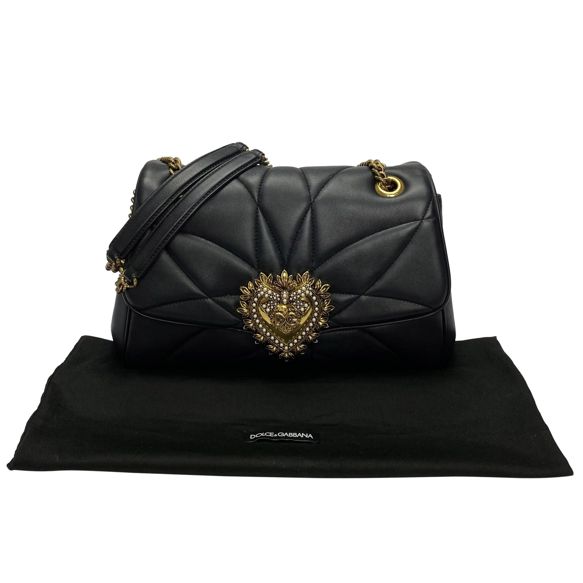 Bolsa Dolce & Gabbana Devotion Preta
