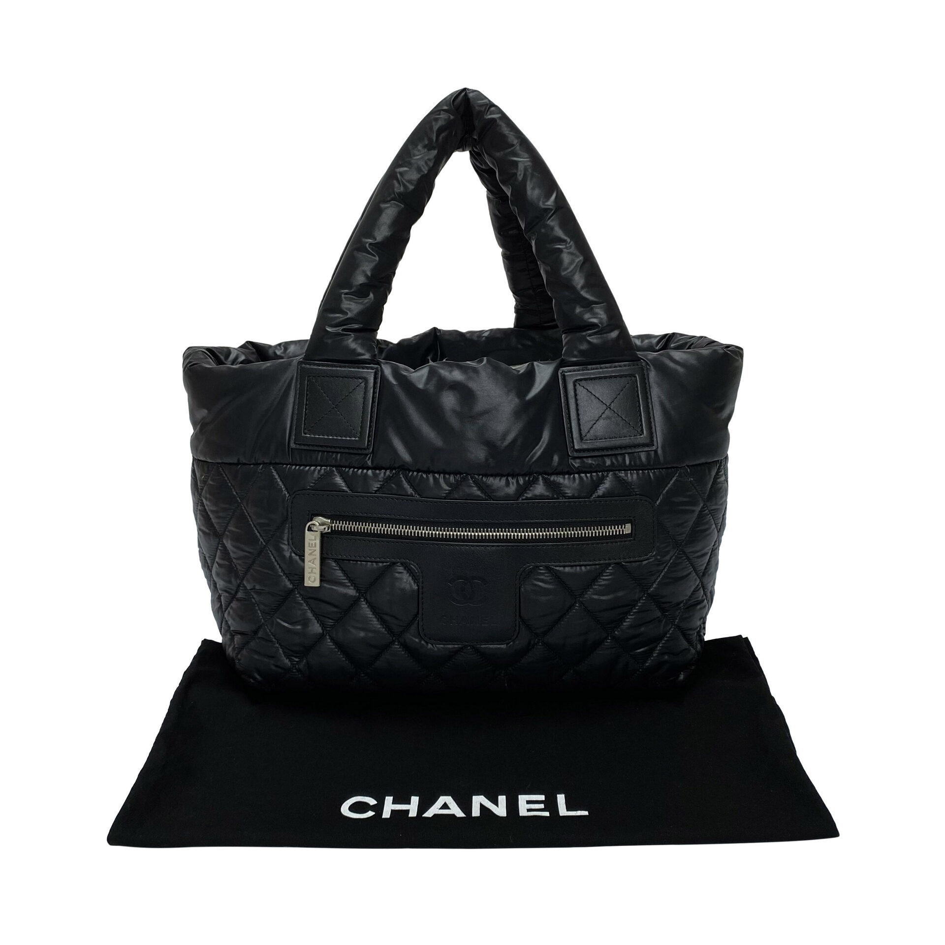 Bolsa Chanel Coco Cocoon Nylon Preta