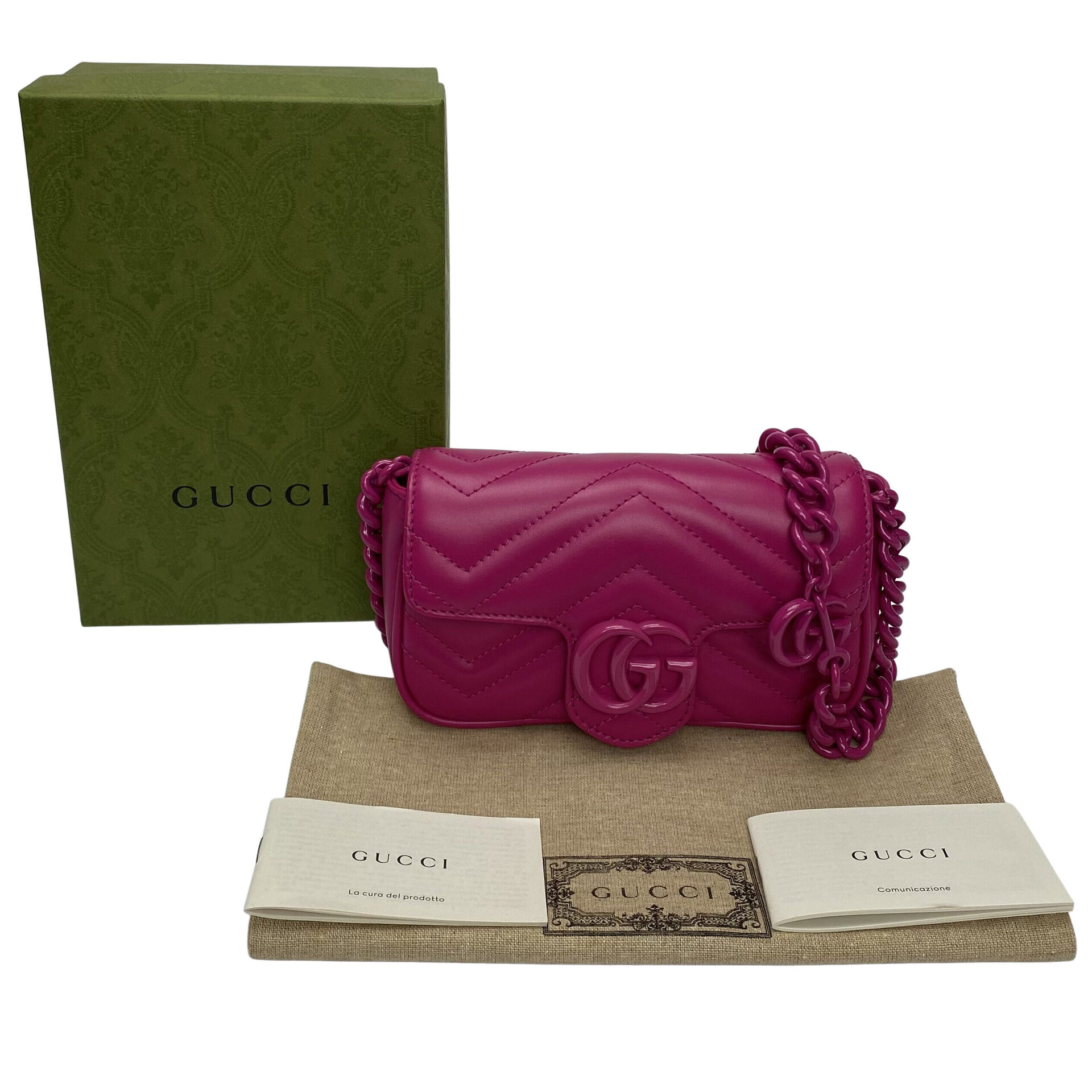 Bolsa Gucci GG Marmont Belt Bag Pink