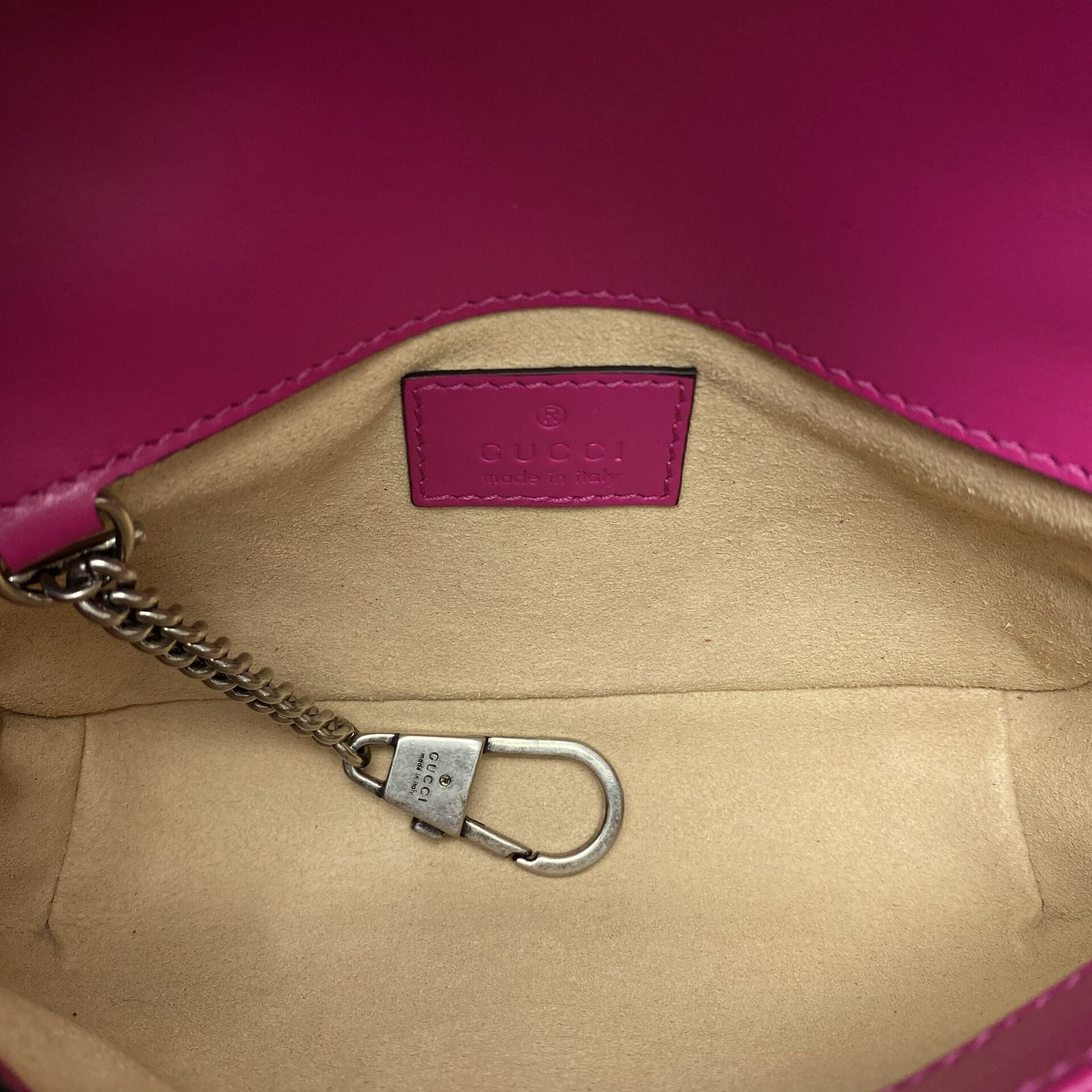 Bolsa Gucci GG Marmont Belt Bag Pink