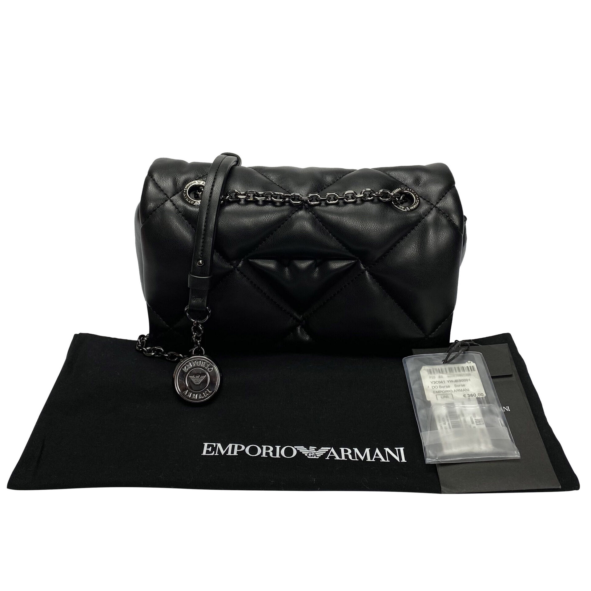 Bolsa Emporio Armani Preta