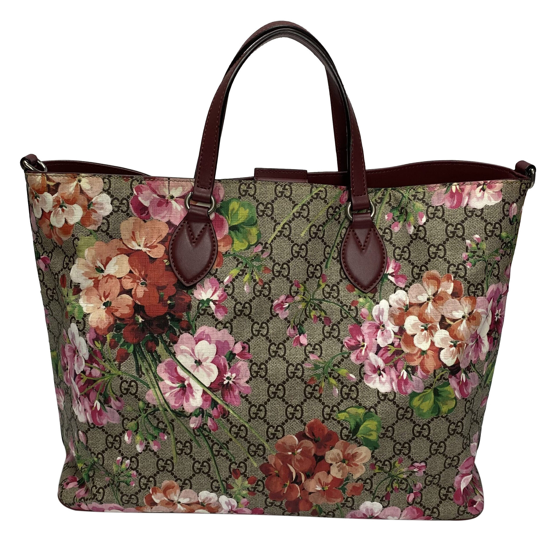 Bolsa Gucci Tote GG Supreme Blooms