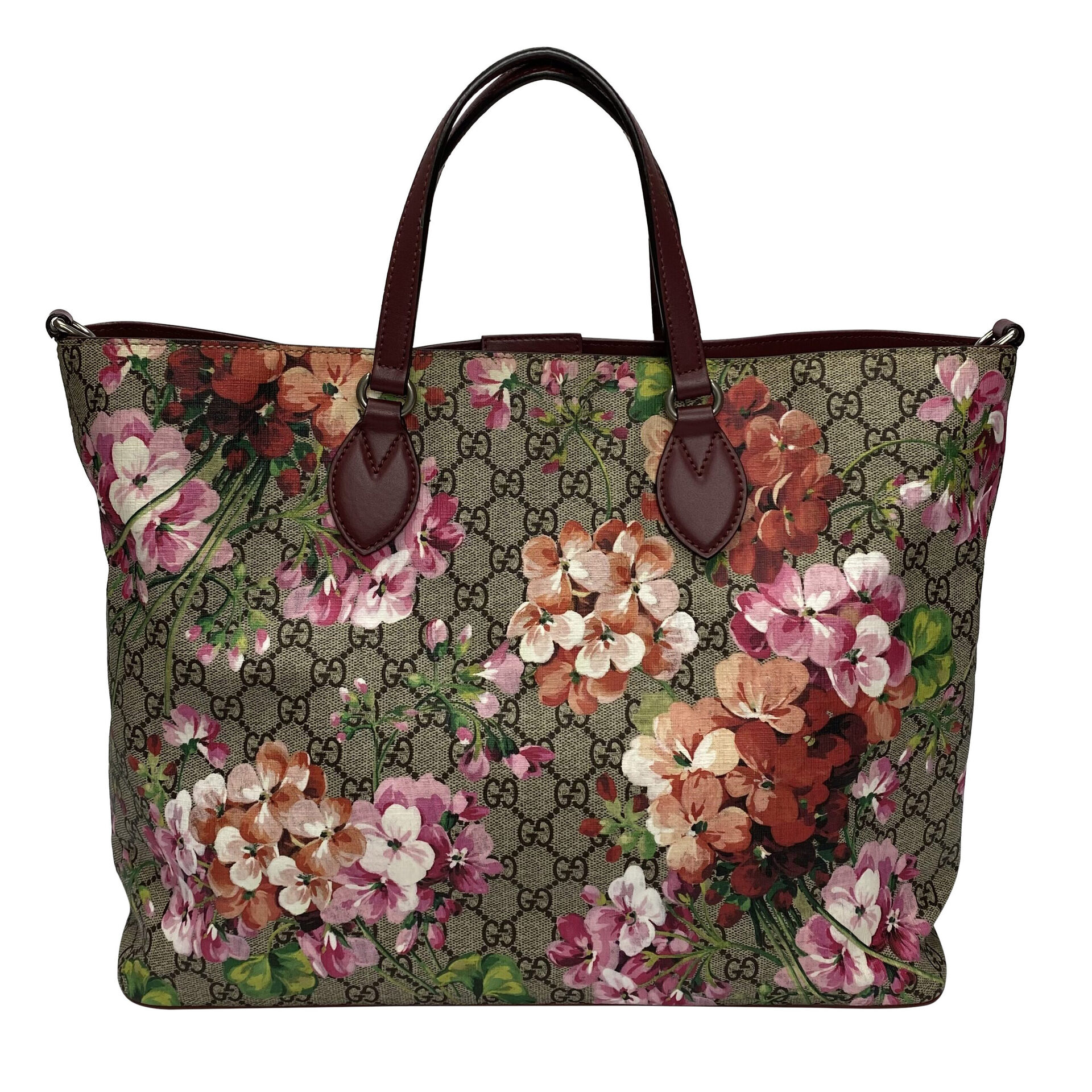 Bolsa Gucci Tote GG Supreme Blooms