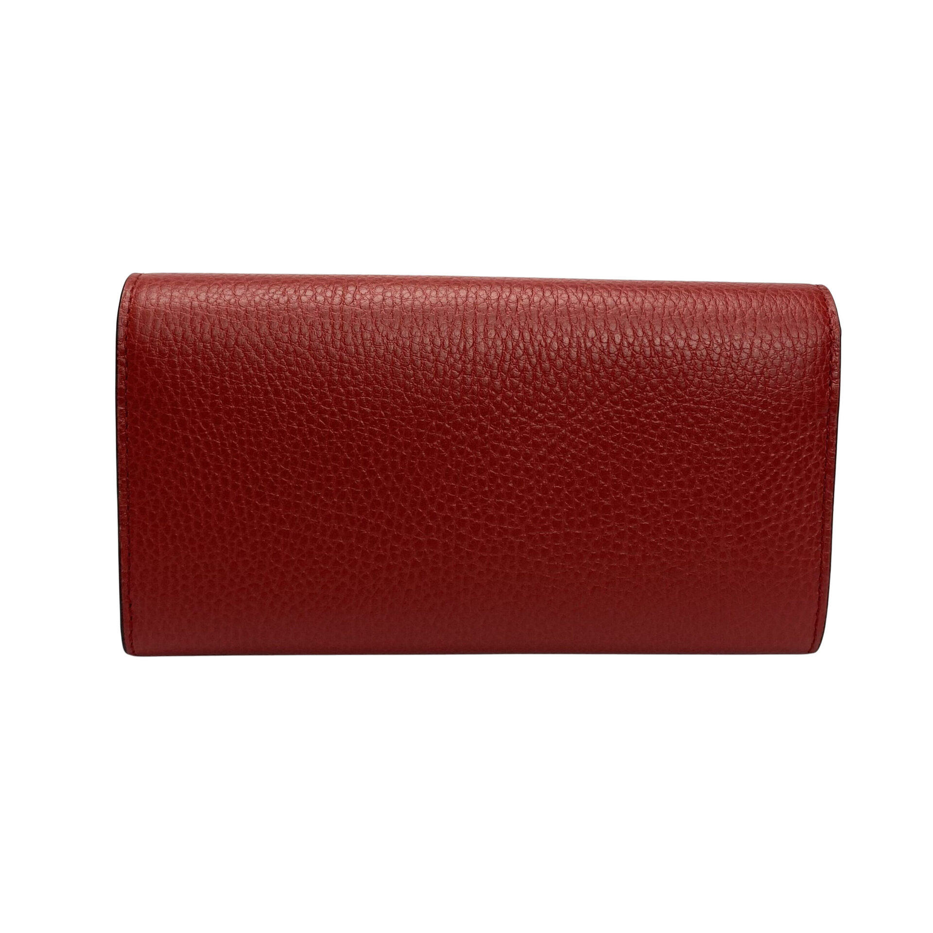 Carteira Gucci Interlocking GG Vermelha