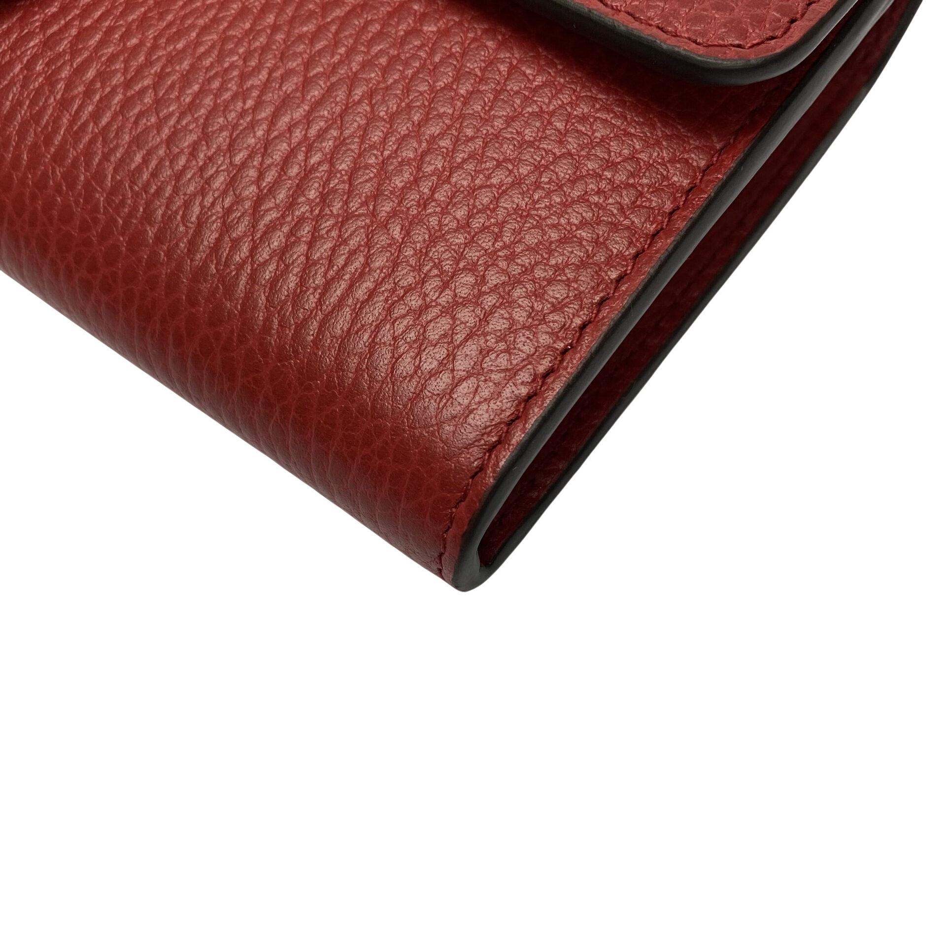 Carteira Gucci Interlocking GG Vermelha