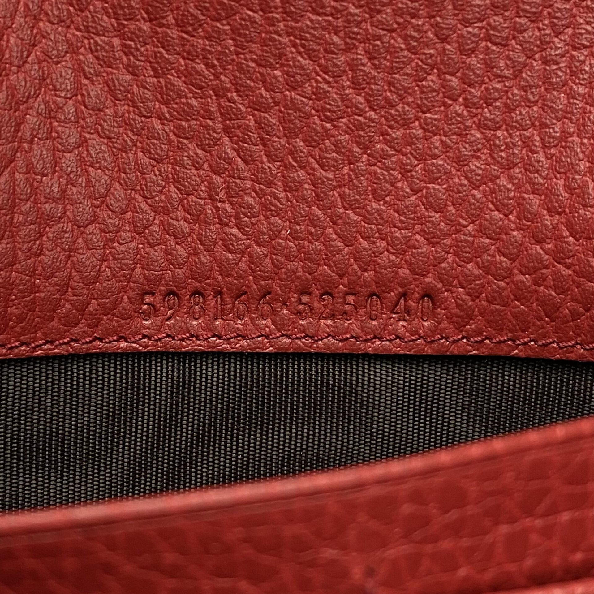 Carteira Gucci Interlocking GG Vermelha