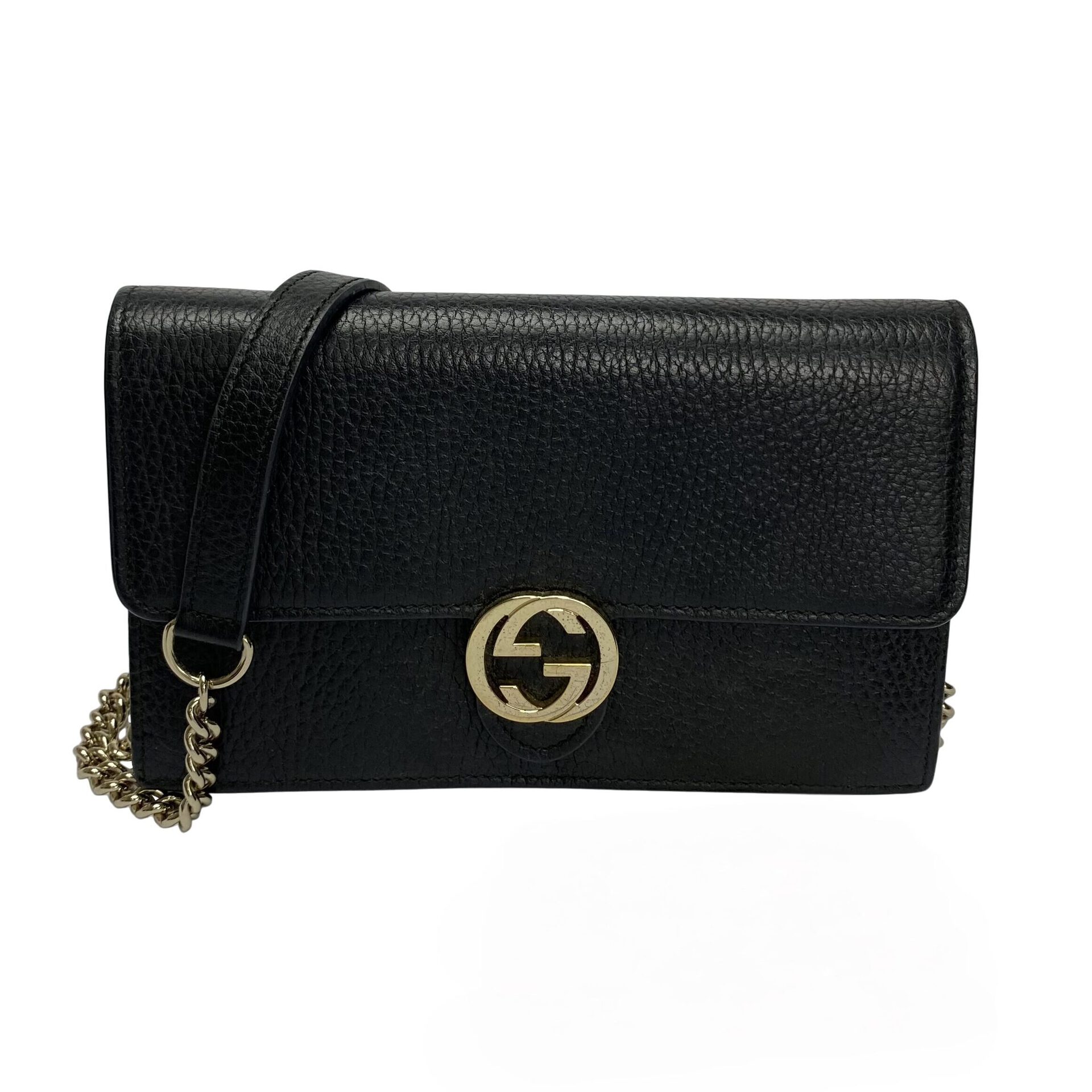 Bolsa Gucci Interlocking Preta