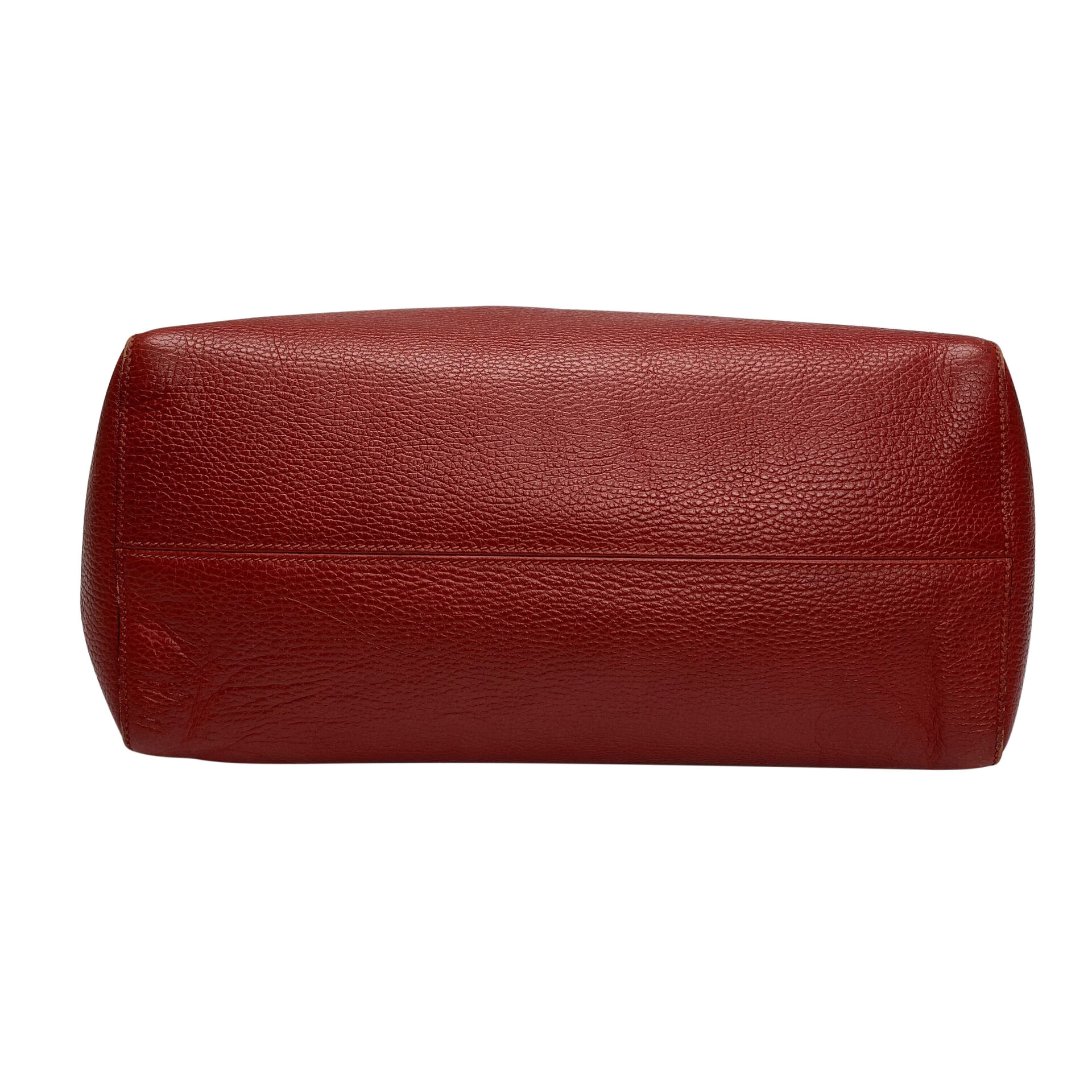Bolsa Gucci Swing Tote Couro Vermelha