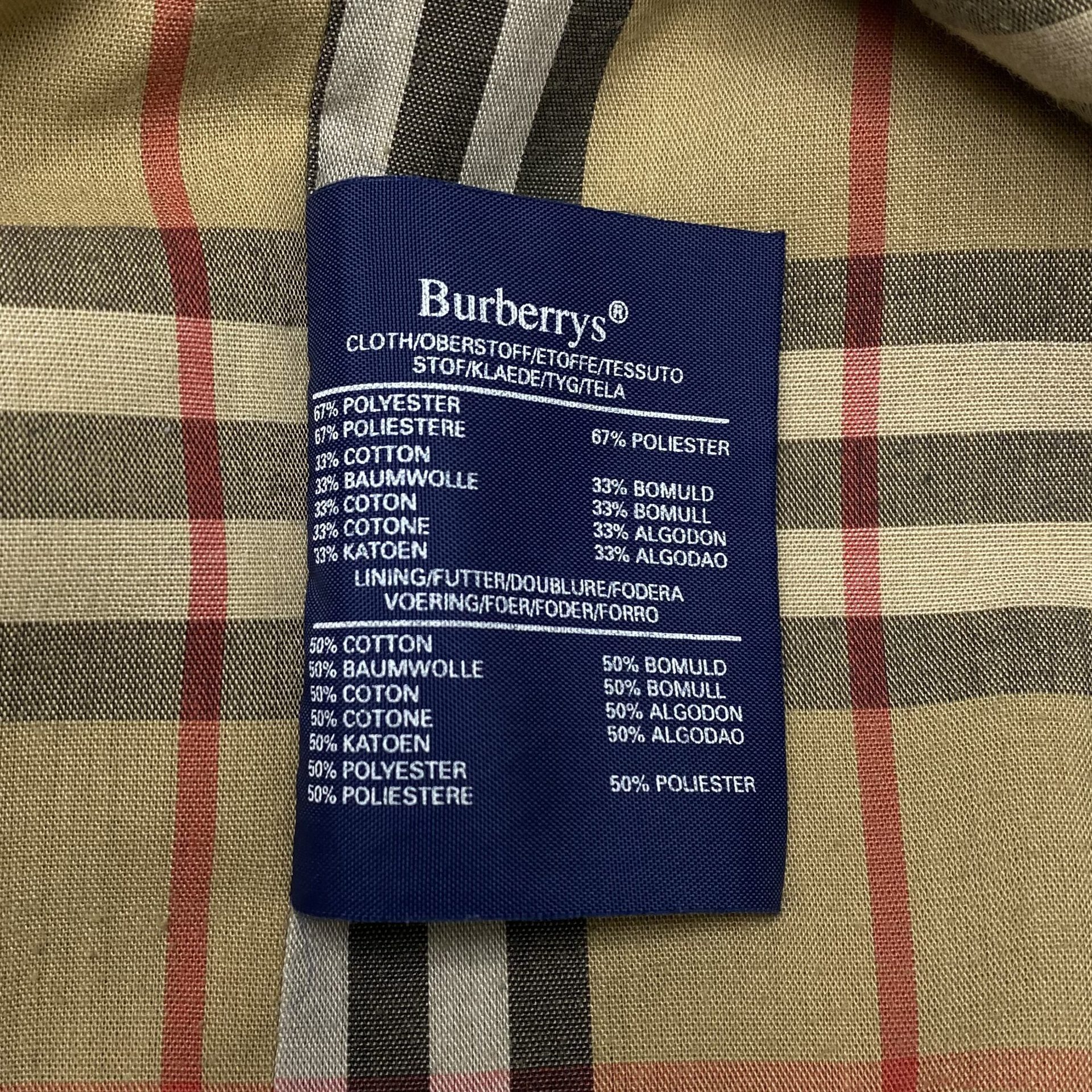 Casaco Burberry Bege