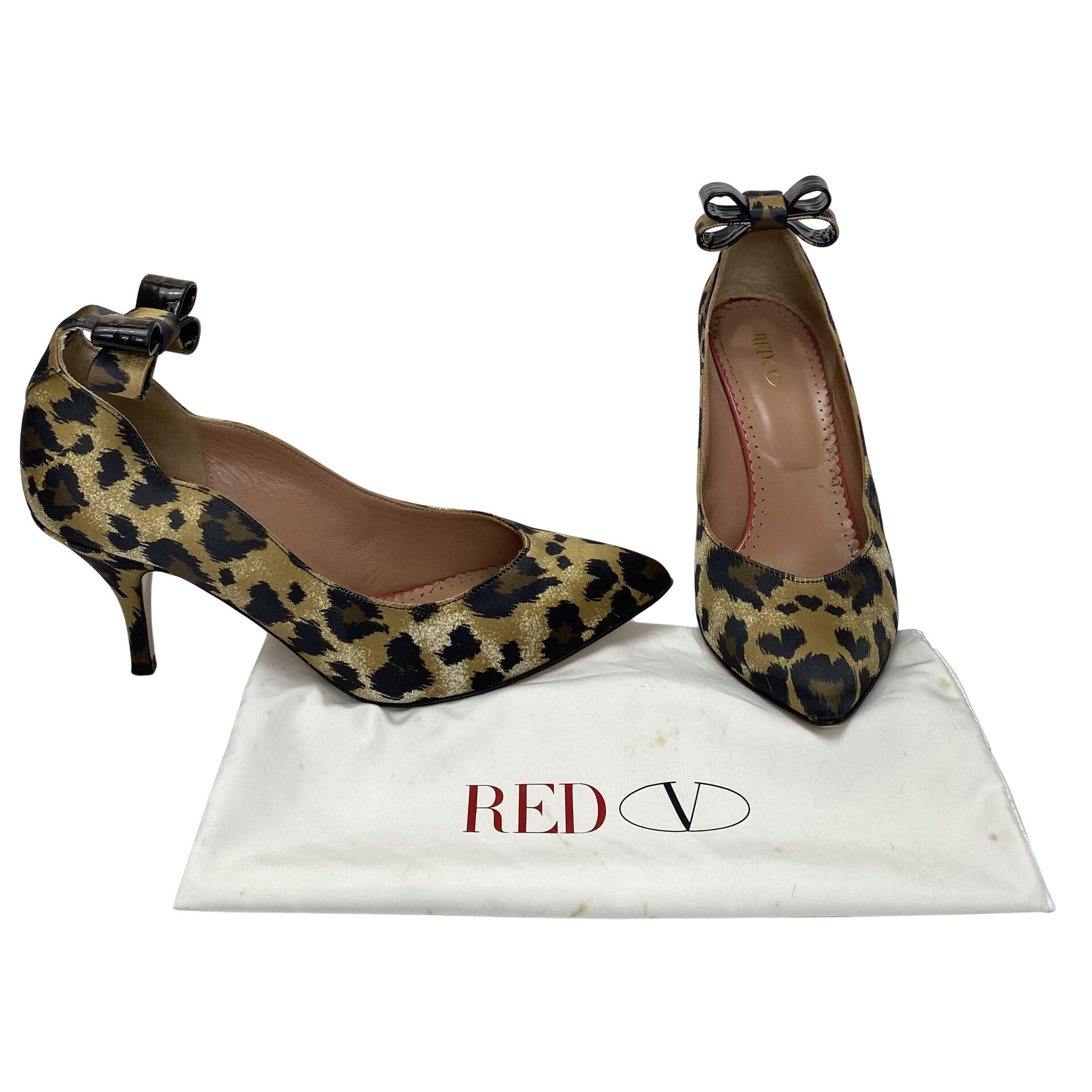 Scarpin Red Valentino Animal Print
