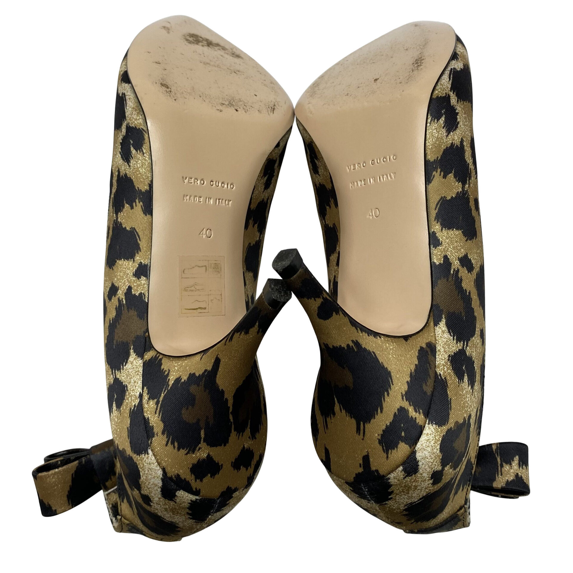 Scarpin Red Valentino Animal Print