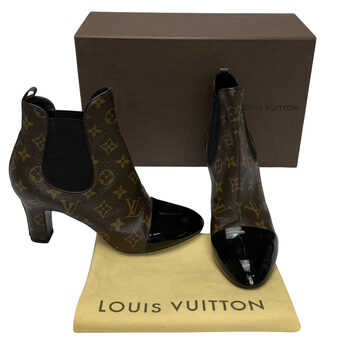 Bota Louis Vuitton Monogram Chelsea Boots Canvas