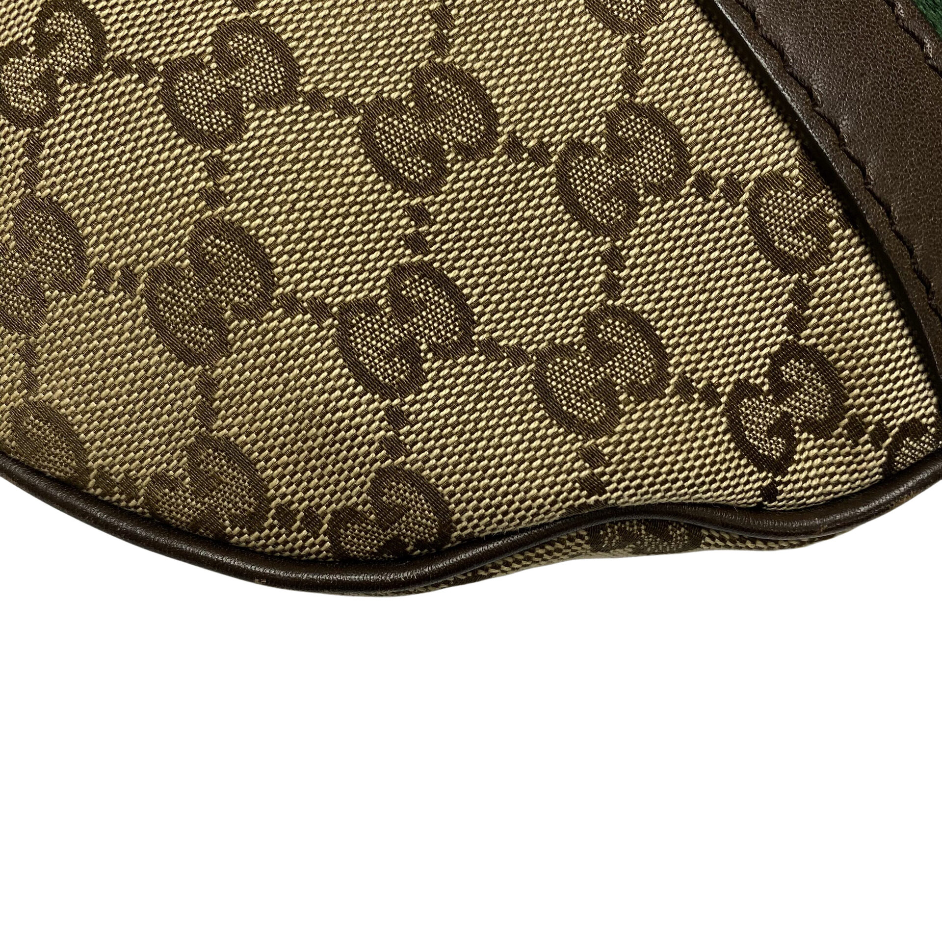 Bolsa Gucci Vintage Web Saddle