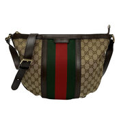 Bolsa Gucci Vintage Web Saddle
