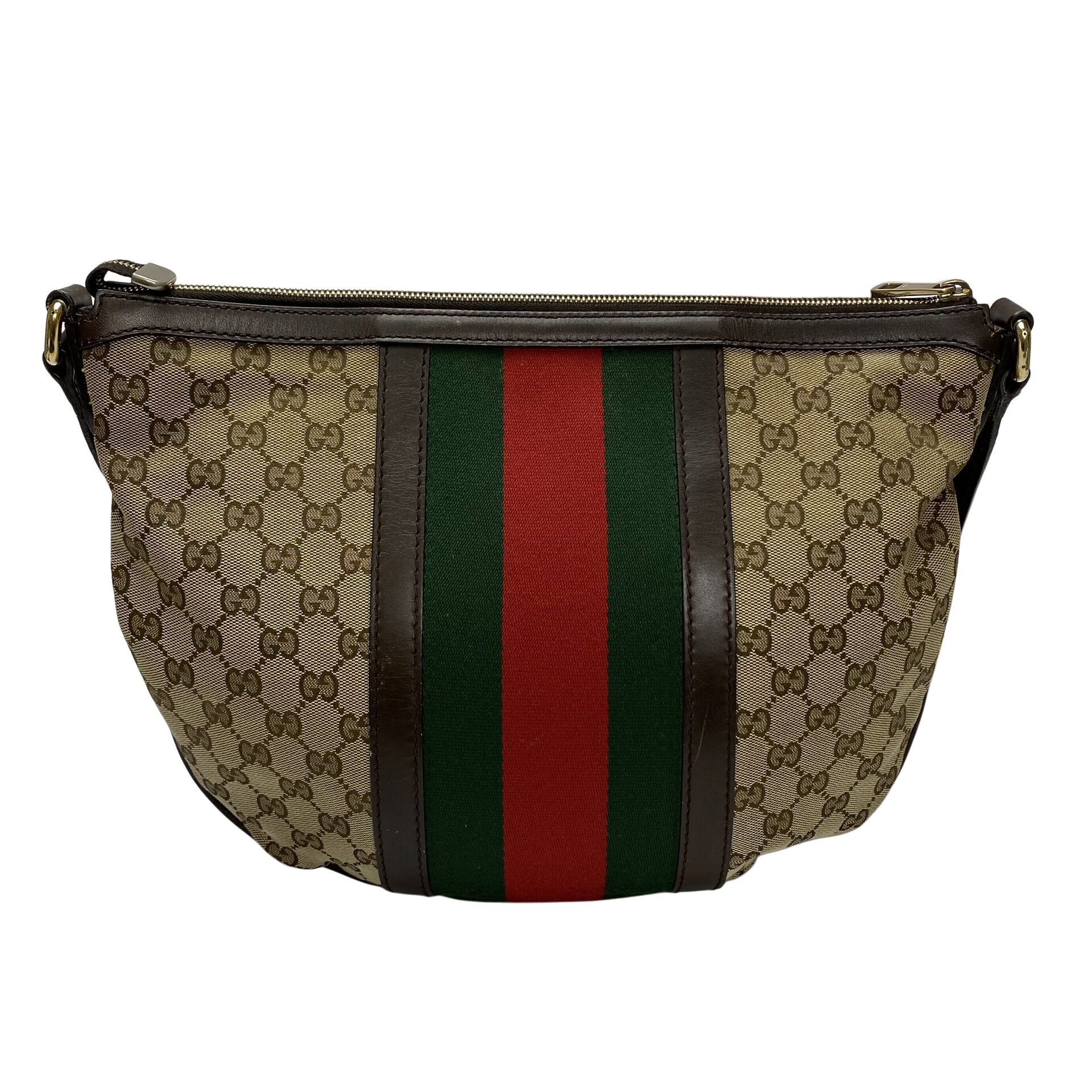 Bolsa Gucci Vintage Web Saddle