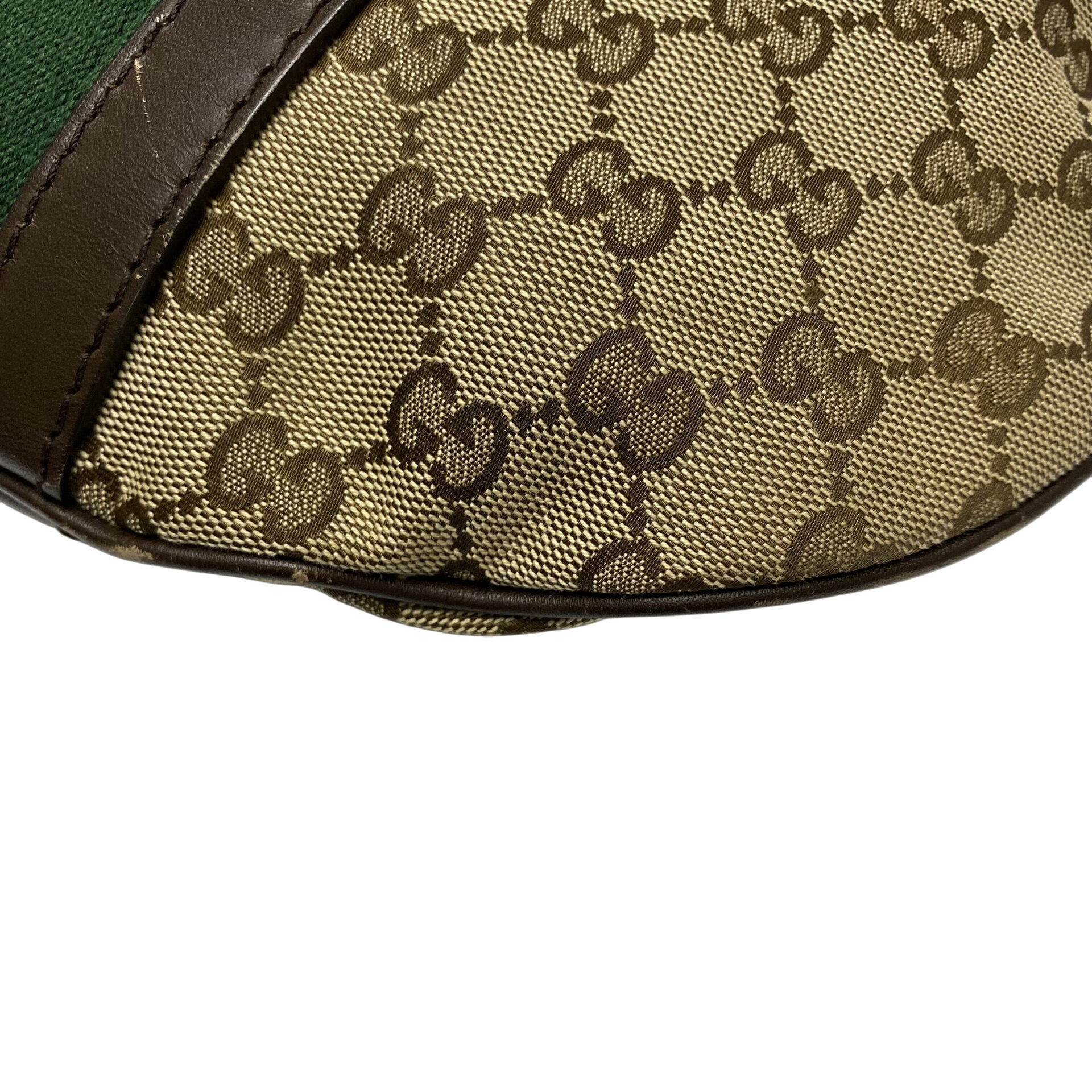 Bolsa Gucci Vintage Web Saddle