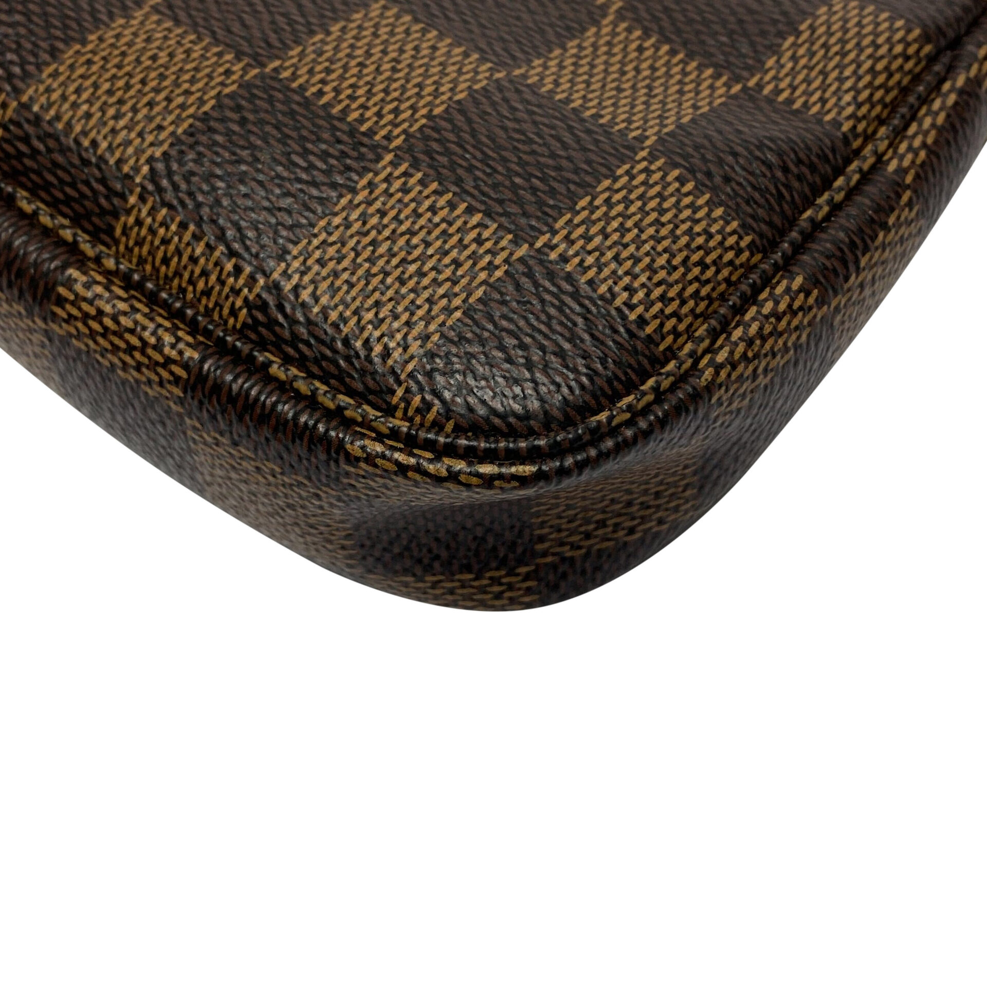 Bolsa Louis Vuitton Mini Pochette Accessoires Damier Ebene