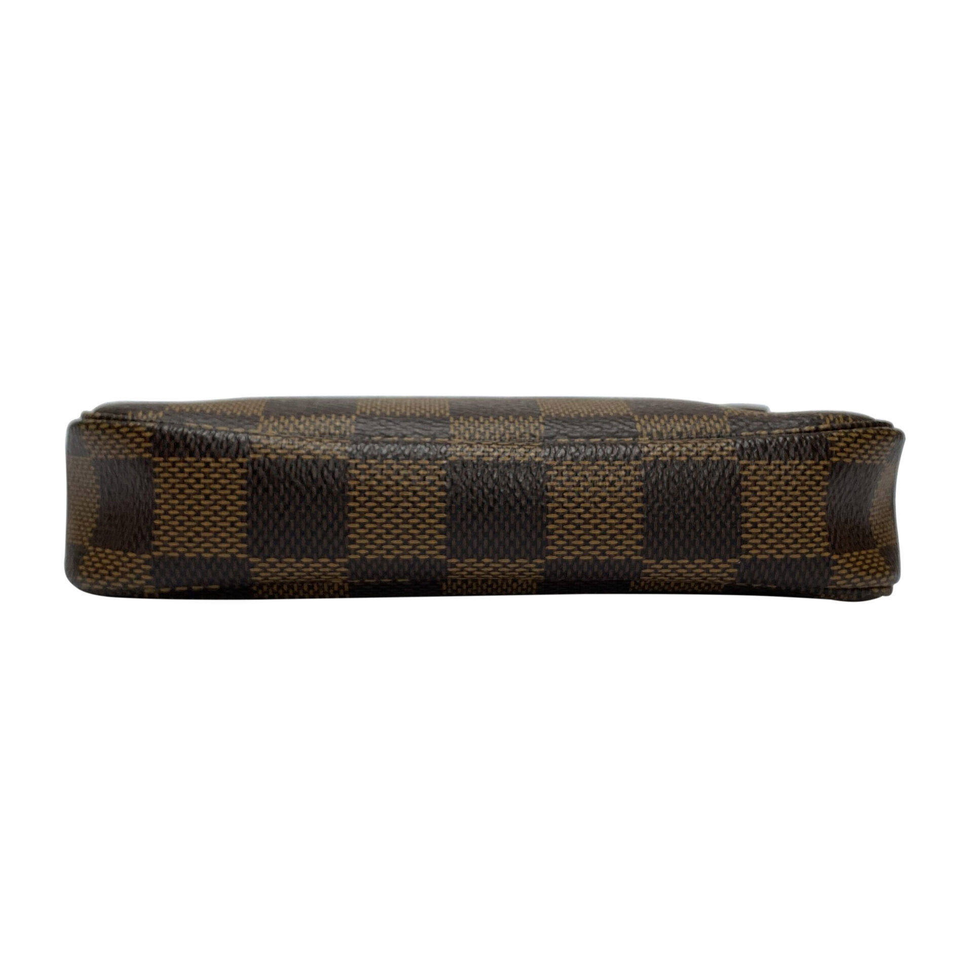 Bolsa Louis Vuitton Mini Pochette Accessoires Damier Ebene
