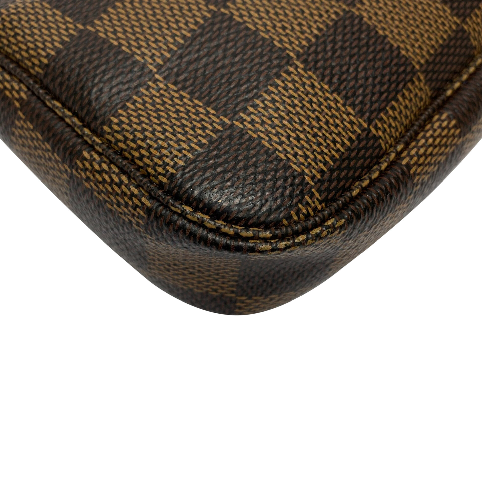 Bolsa Louis Vuitton Mini Pochette Accessoires Damier Ebene