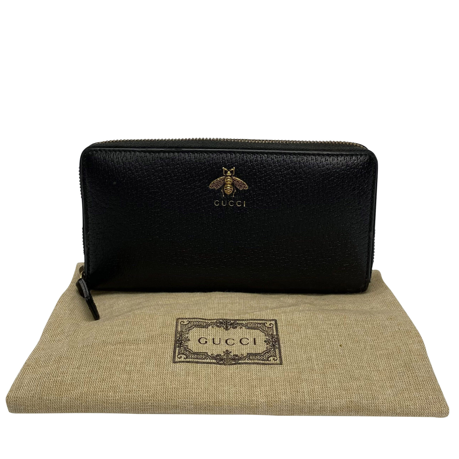Carteira Gucci Bee Preta