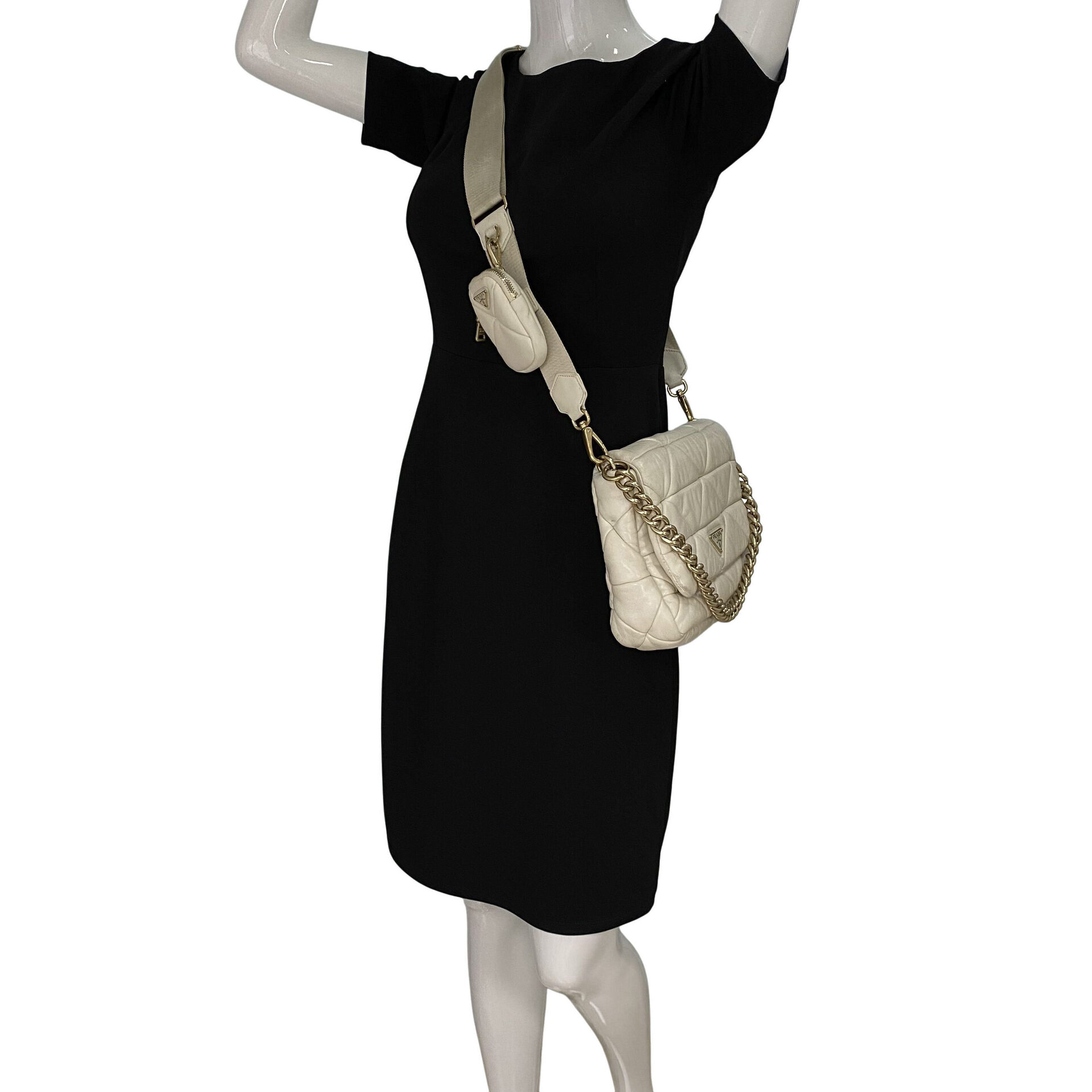 Bolsa Prada Padded Flap